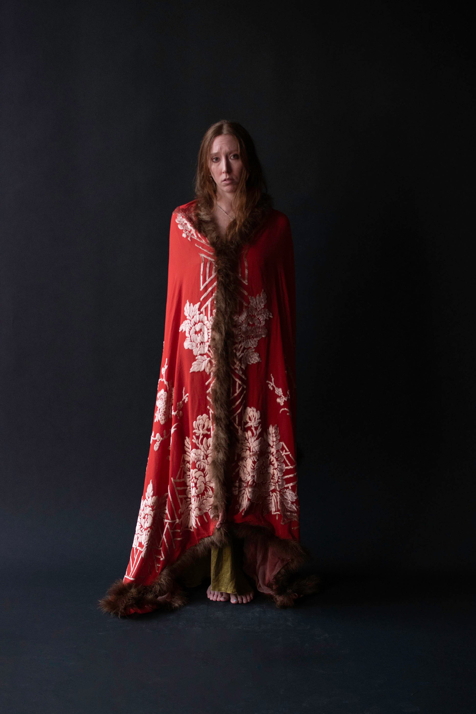 1920s Devore Shawl