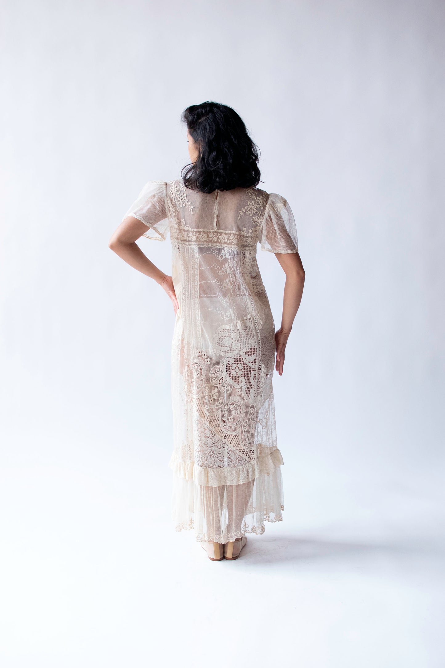 1980s Lace Works Dress