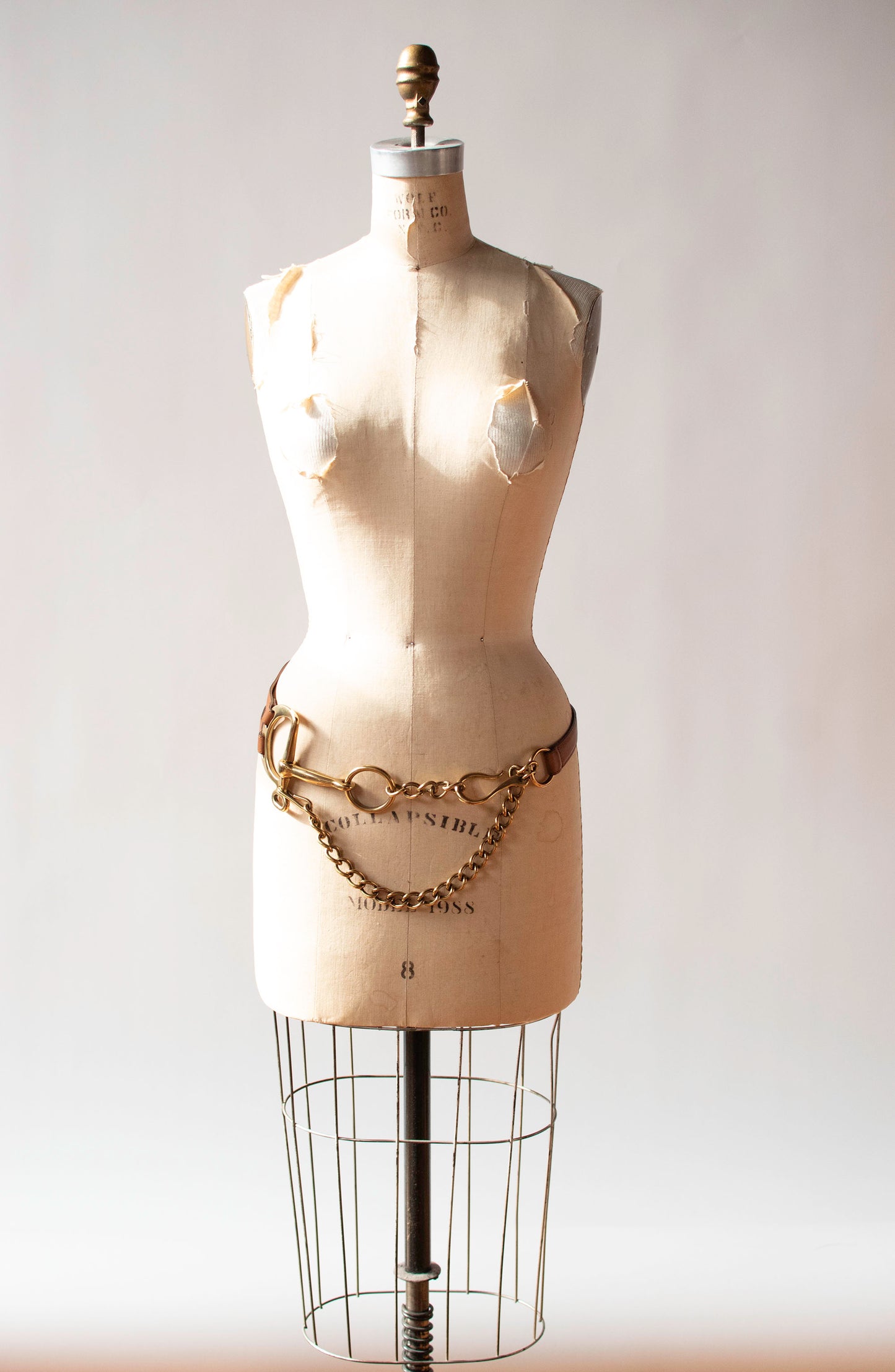 Horsebit Leather Belt Ralph Lauren FW 2006