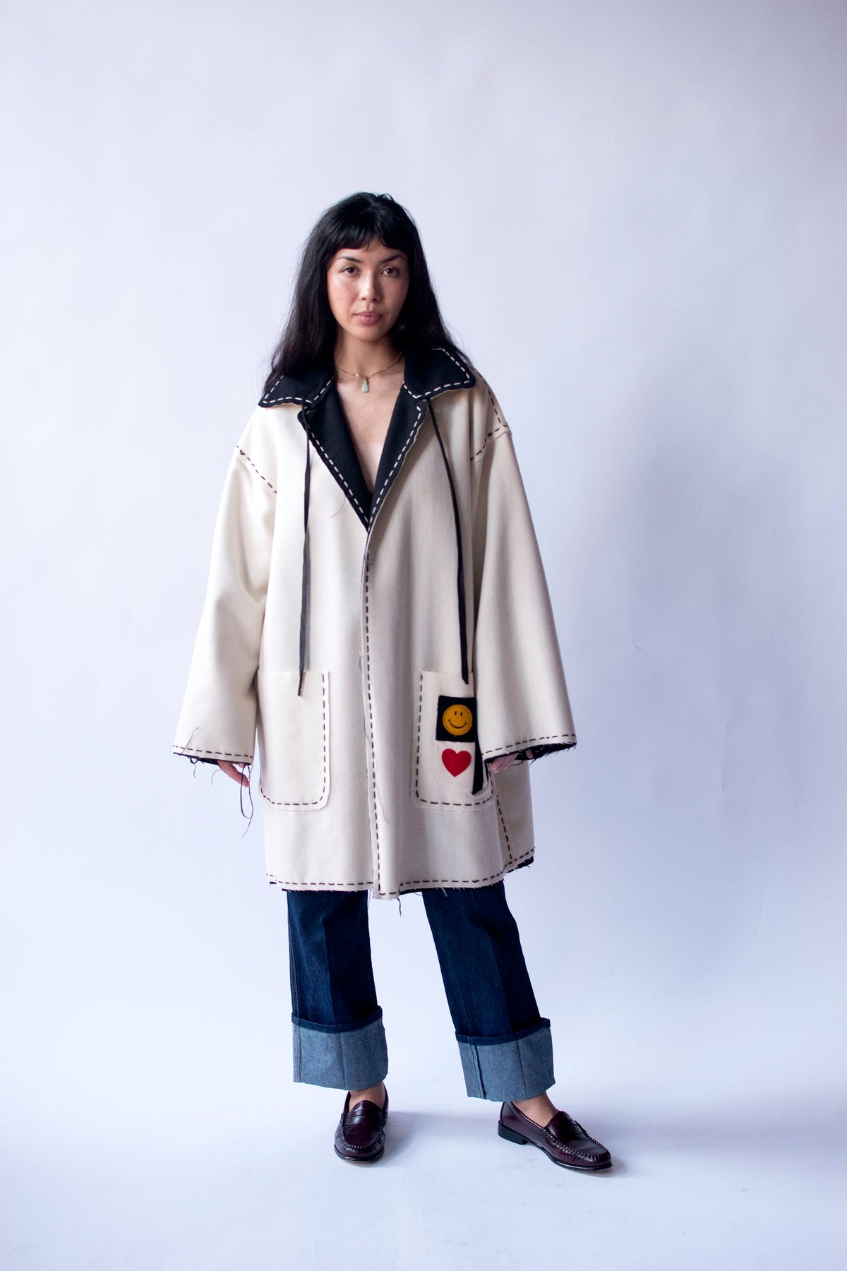 1990s Reversible Coat | Moschino Couture