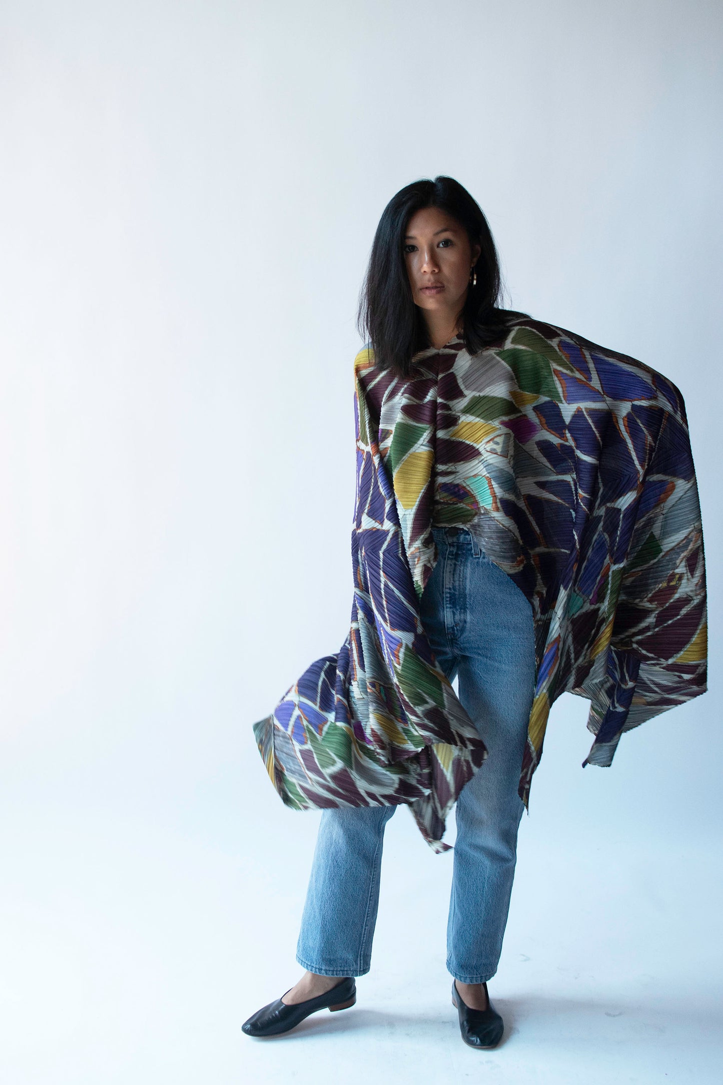 Pleated Convertible Shawl | Issey Miyake