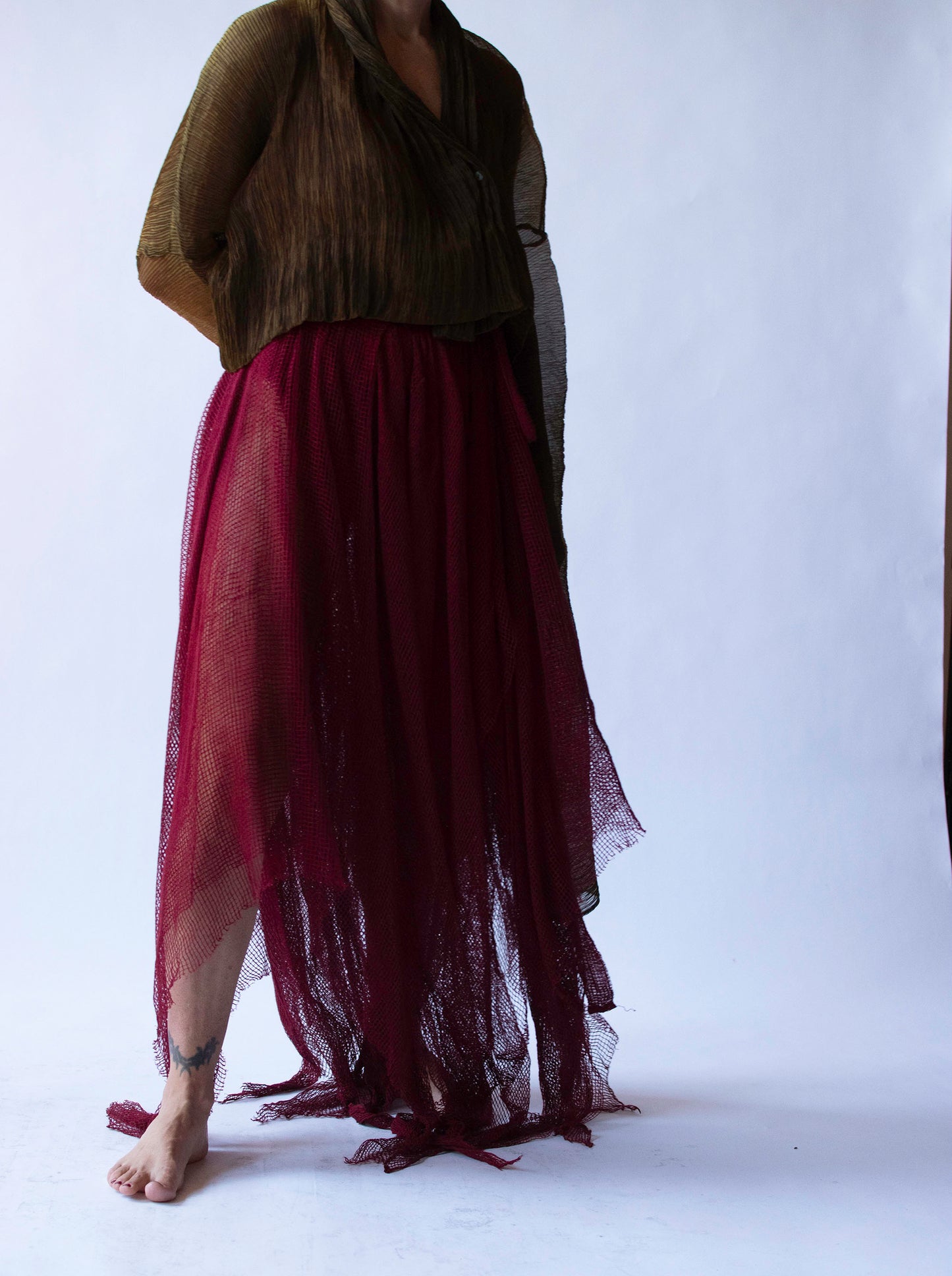 Net Skirt | Romeo Gigli