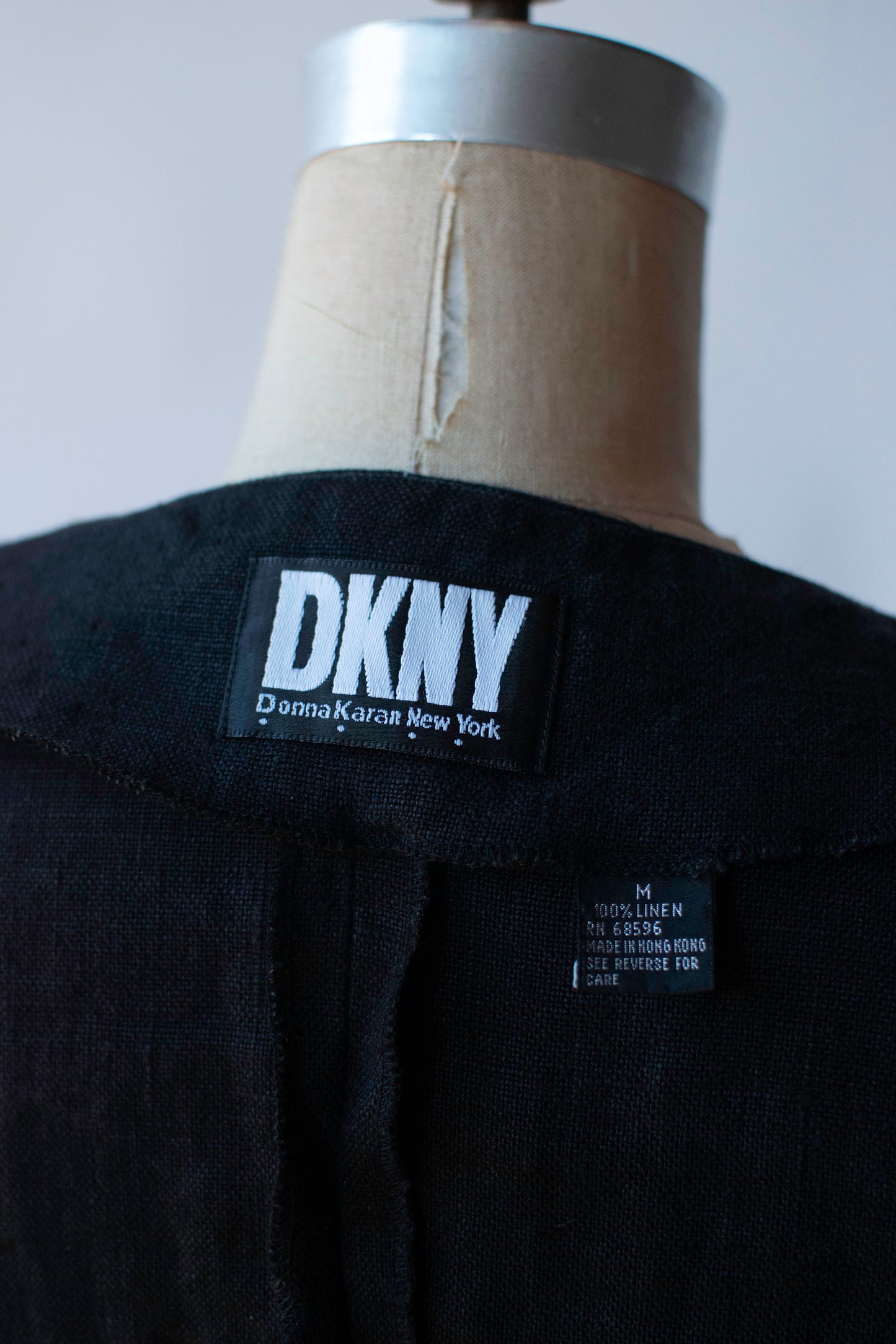 Linen Jacket w/ fringe | DKNY