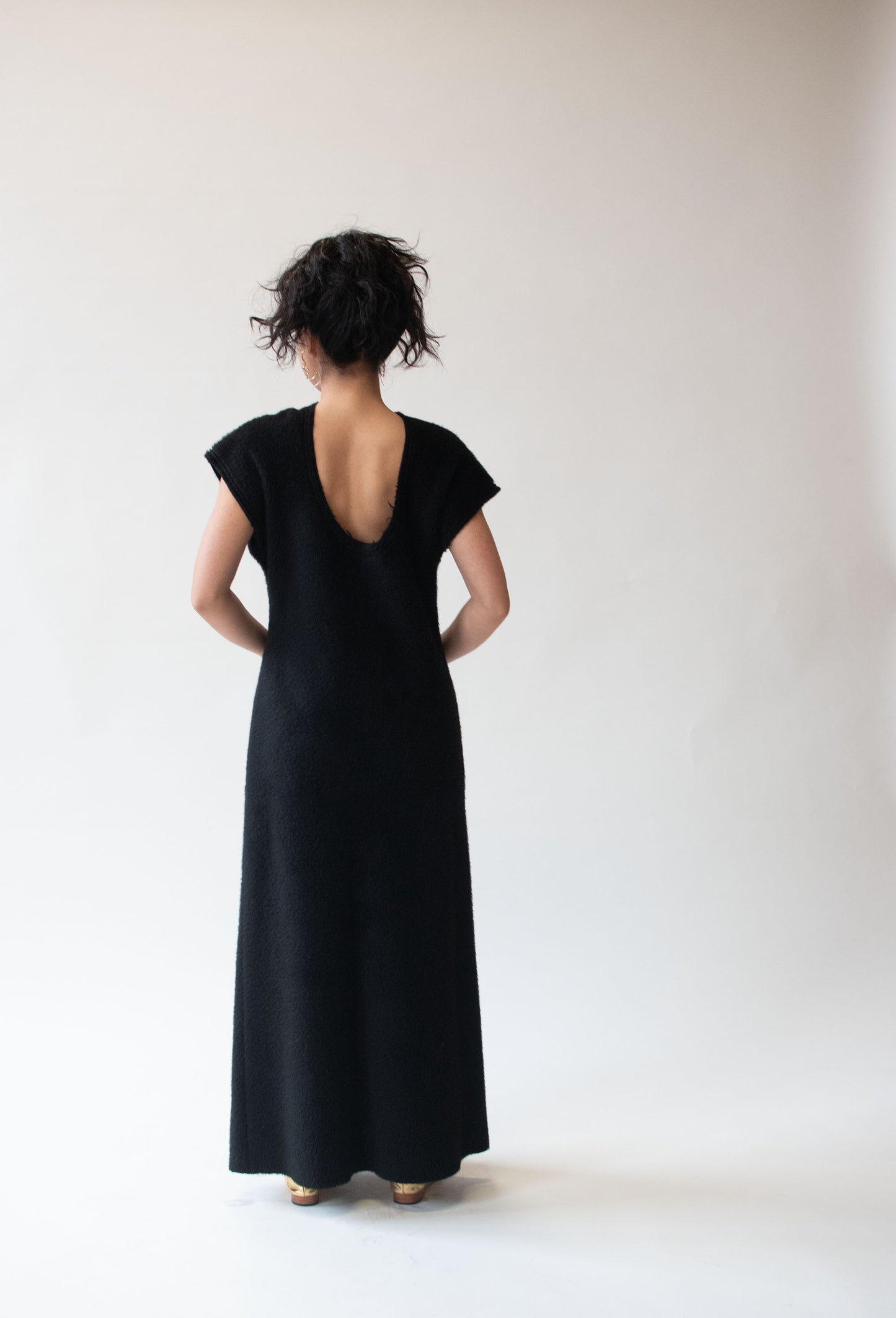 1990s Black Mohair Dress | Comme des Garçons