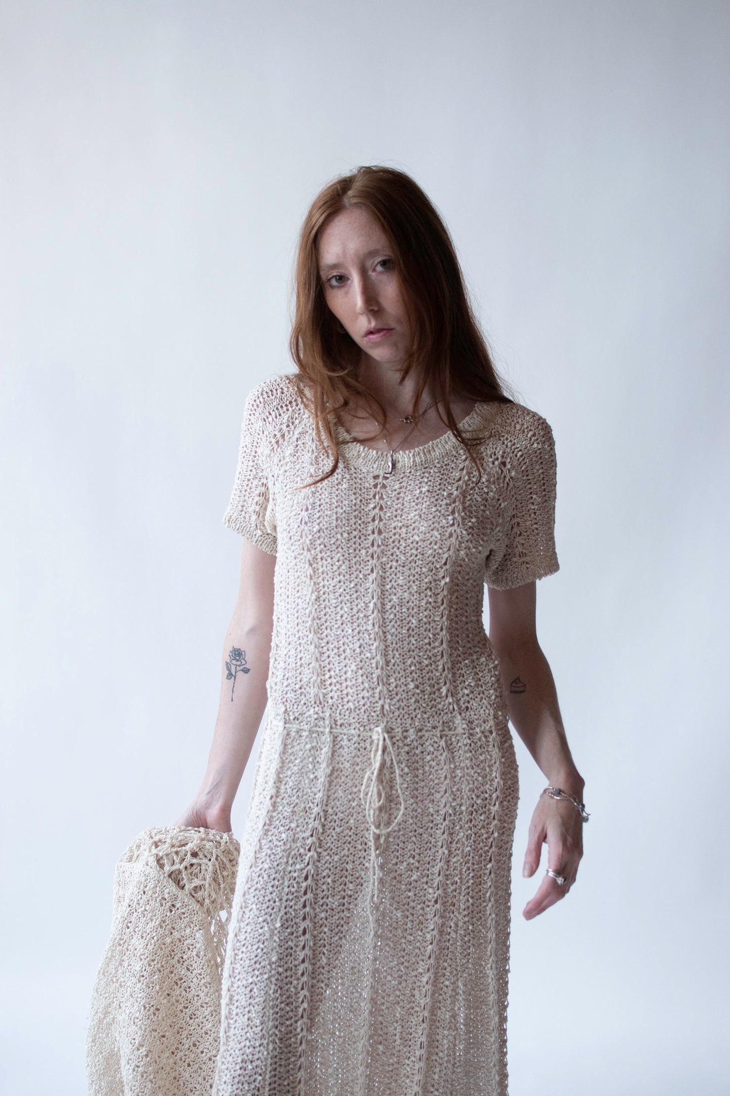 Irish Linen Dress w/ Shawl | Pallas