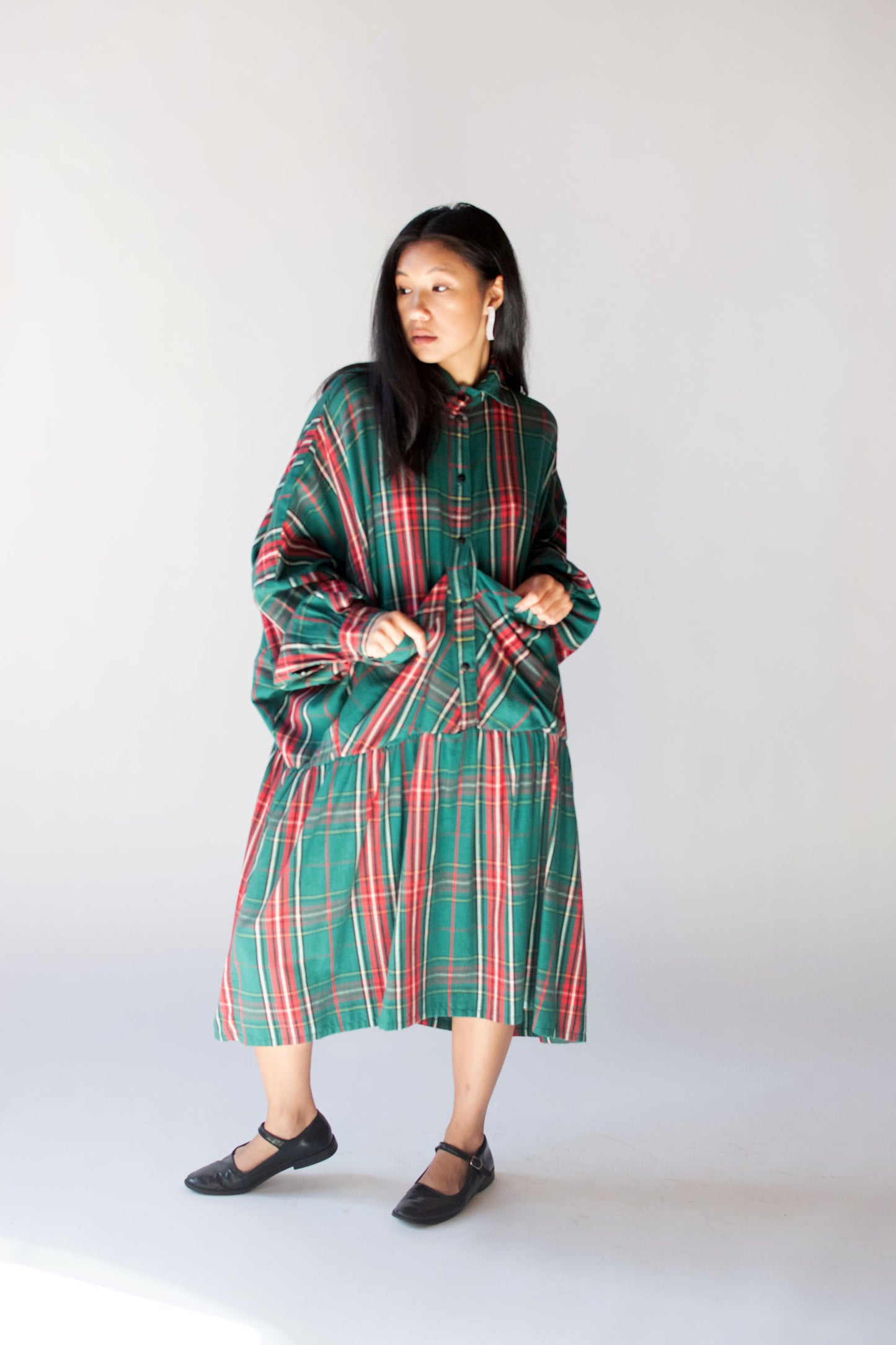 1980s Flannel Dress | Todd Oldham for Congovid