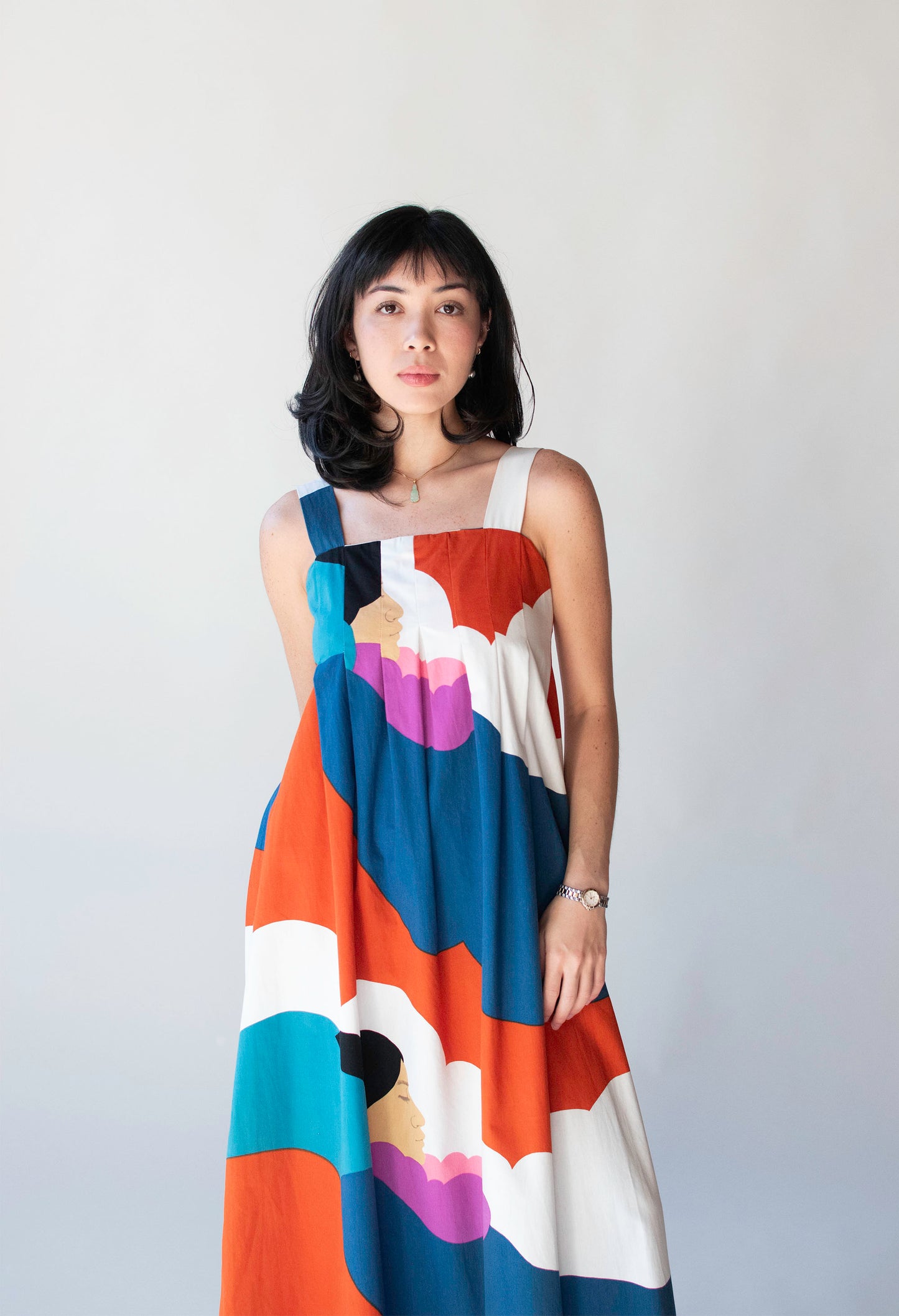 Pegge Hopper Print Dress | Tahiti Imports