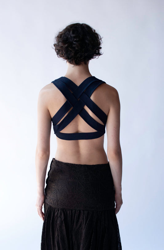 Navy Vest | Romeo Gigli