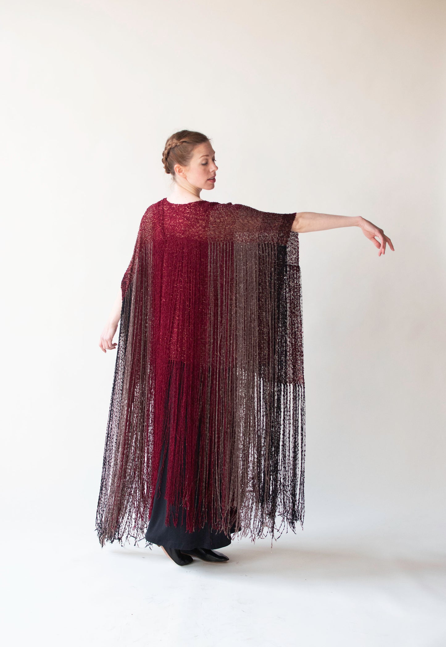 Hand Woven Poncho | Crane Day