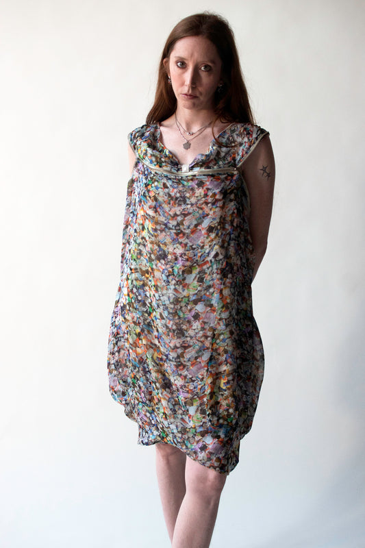 Trash Print Dress | Hussein Chalayan