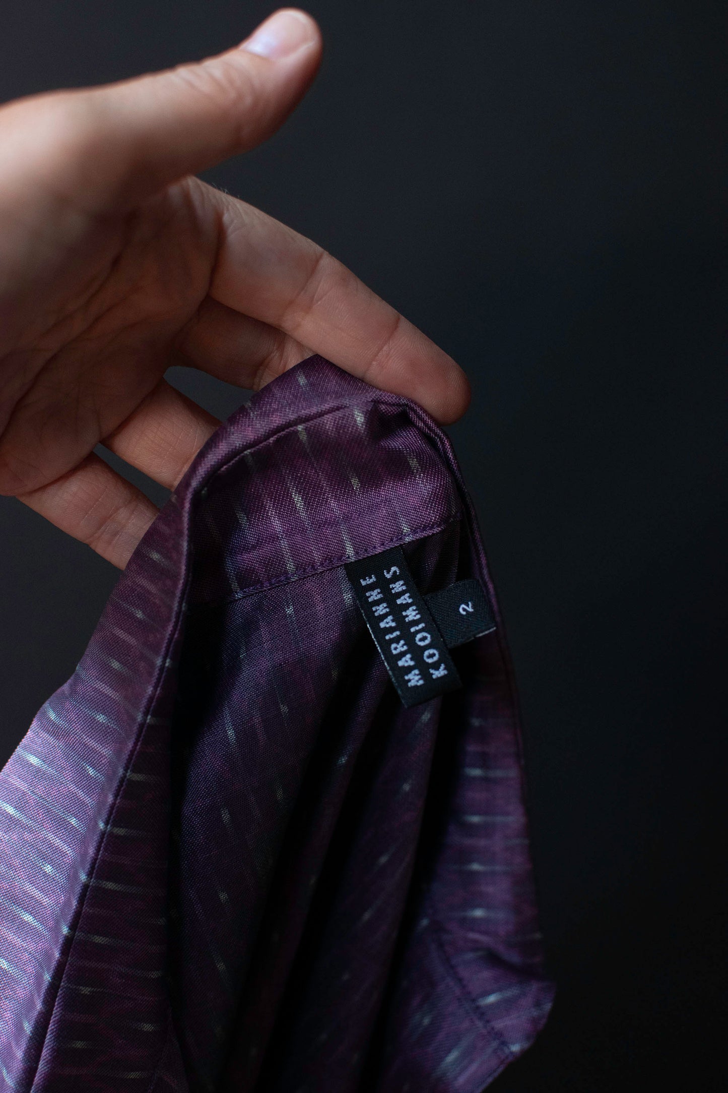 Lavender Silk Shirt | Marianne Kooimans