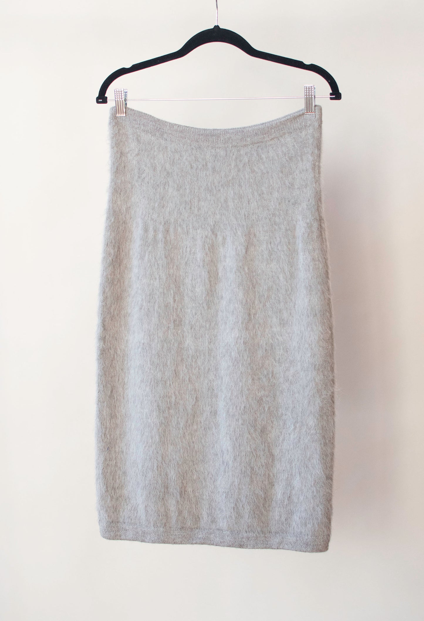 Gray Mohair Skirt