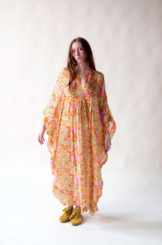 1960s Silk Caftan