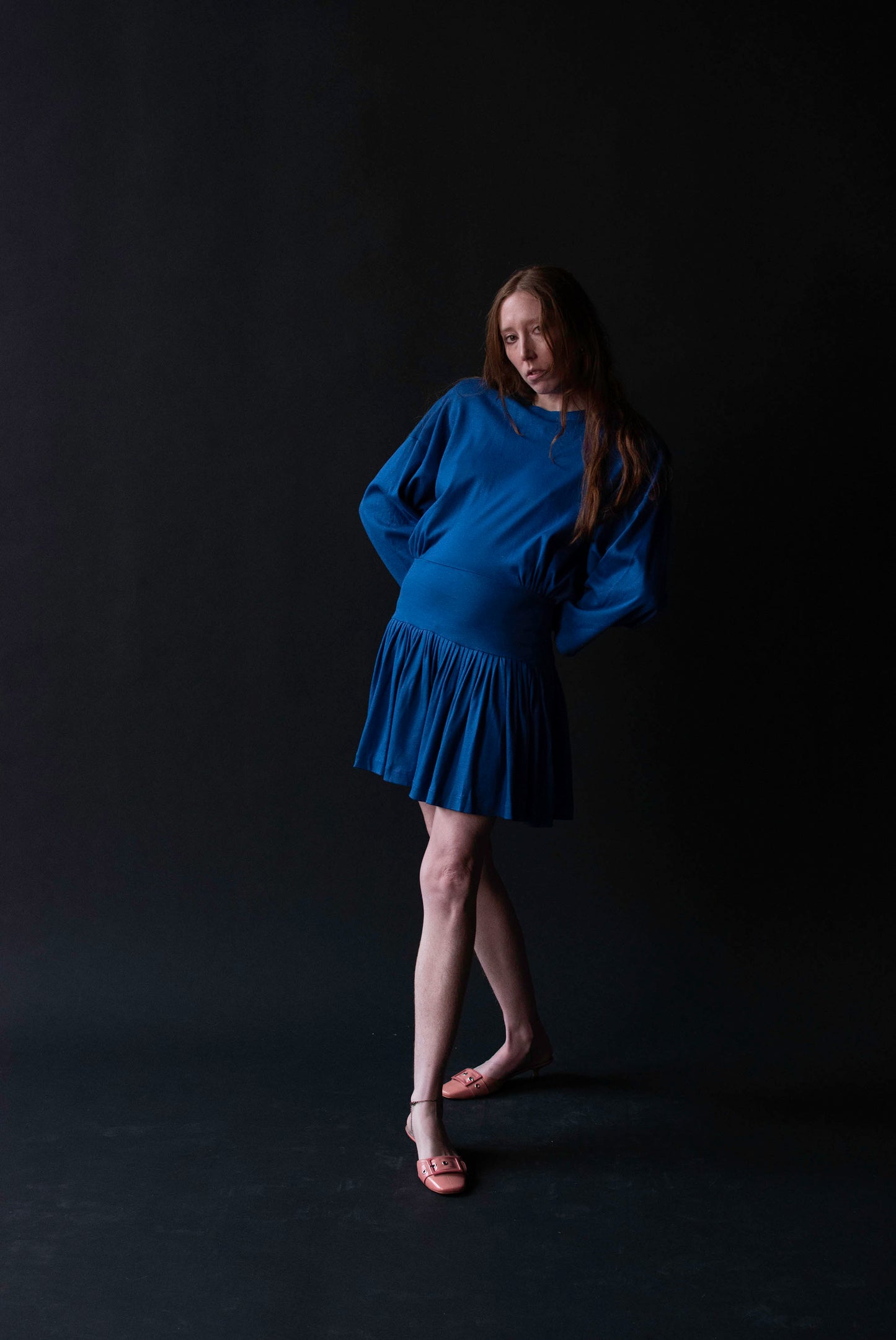 Cobalt Jersey Dress | Norma Kamali