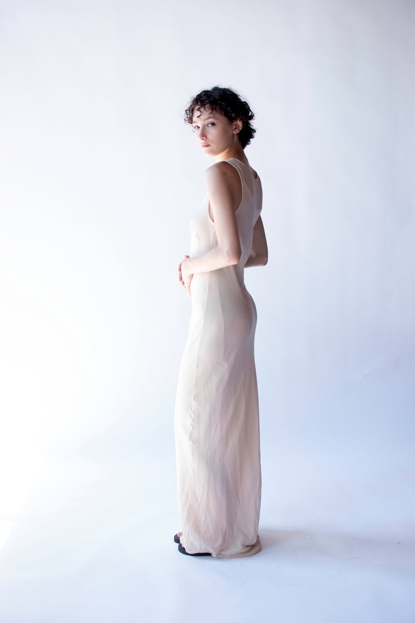 Gauzey Beige Dress | Plein Sud