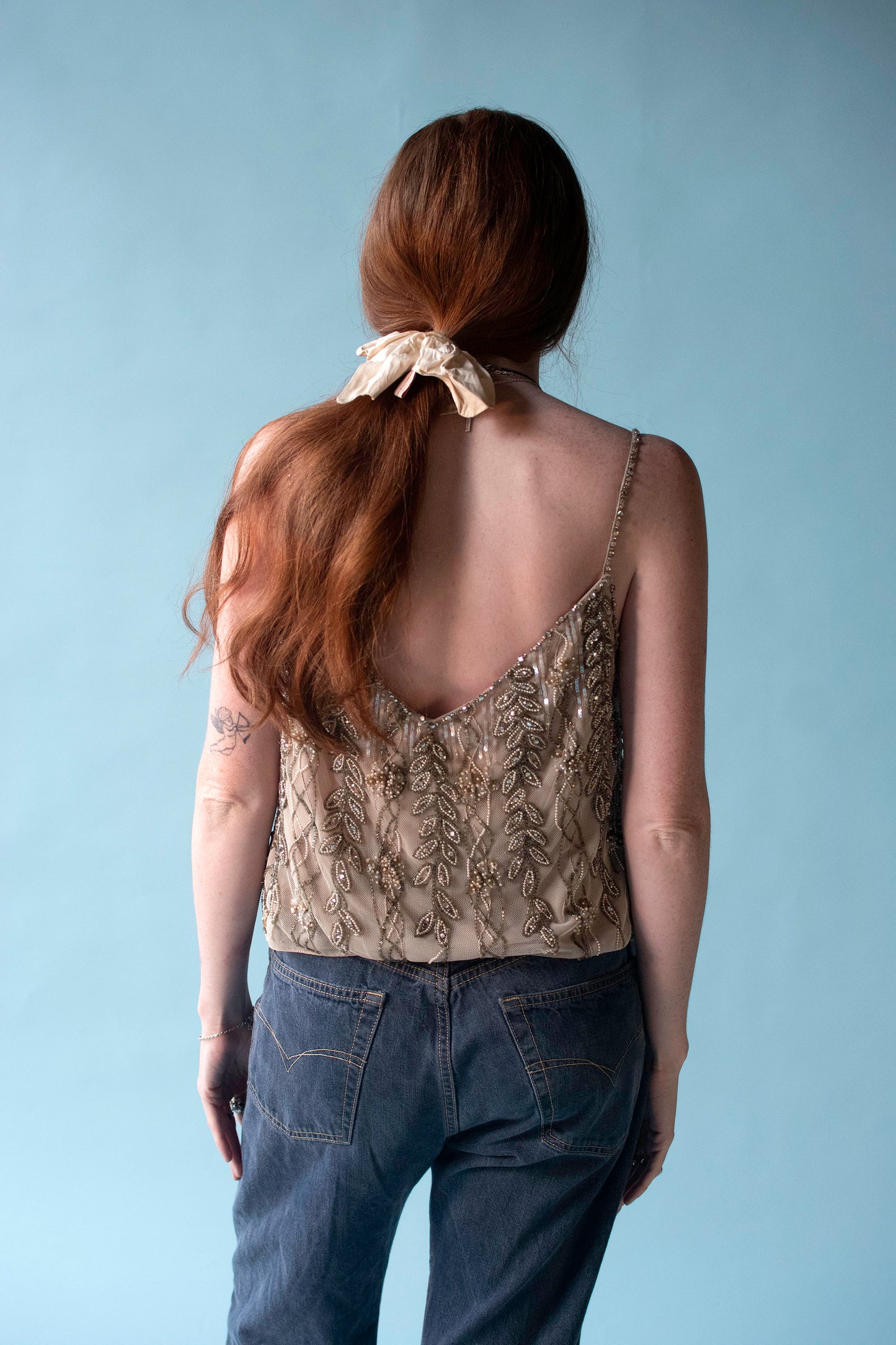 Beaded Tank | Badgley Mischka