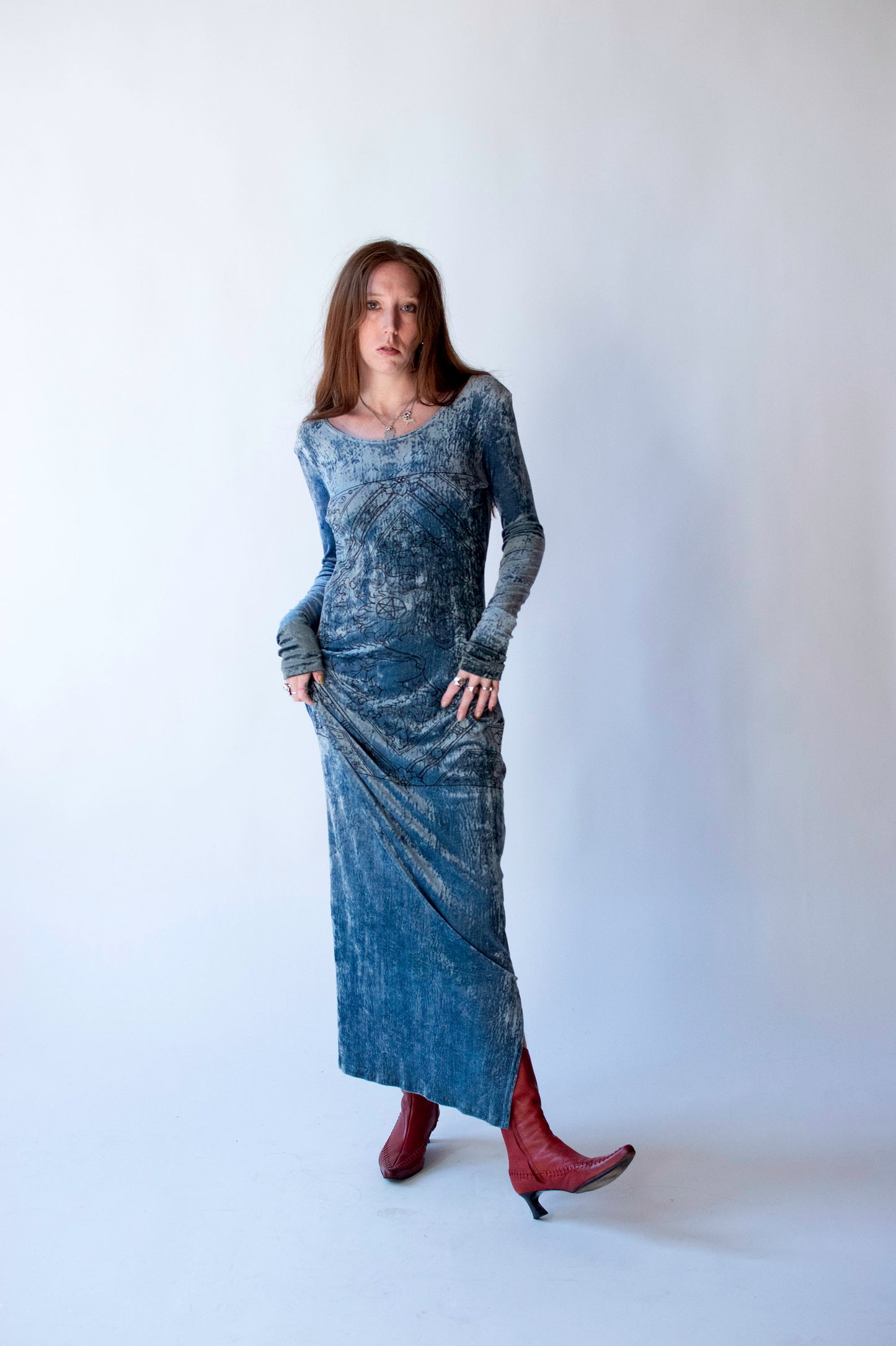 Crushed Velvet Dress | People of the Labyrinths