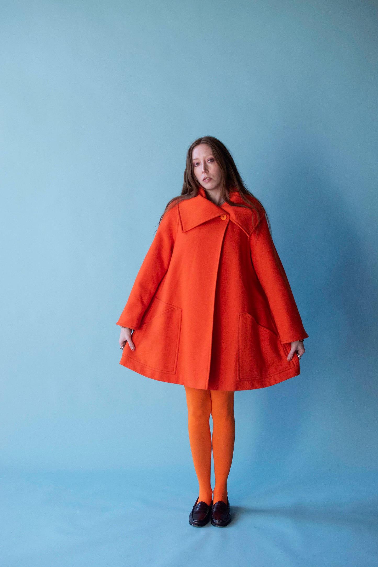 Tangerine Swing Coat | Christian Lacroix