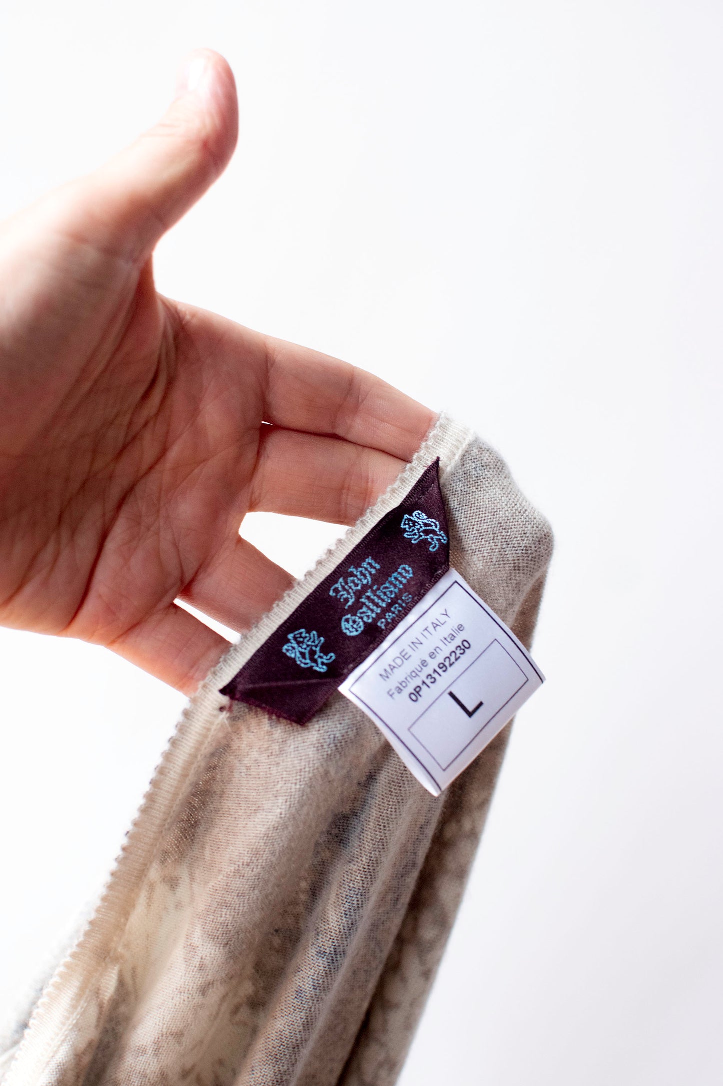 Cashmere Snakeskin print Cardigan | John Galliano