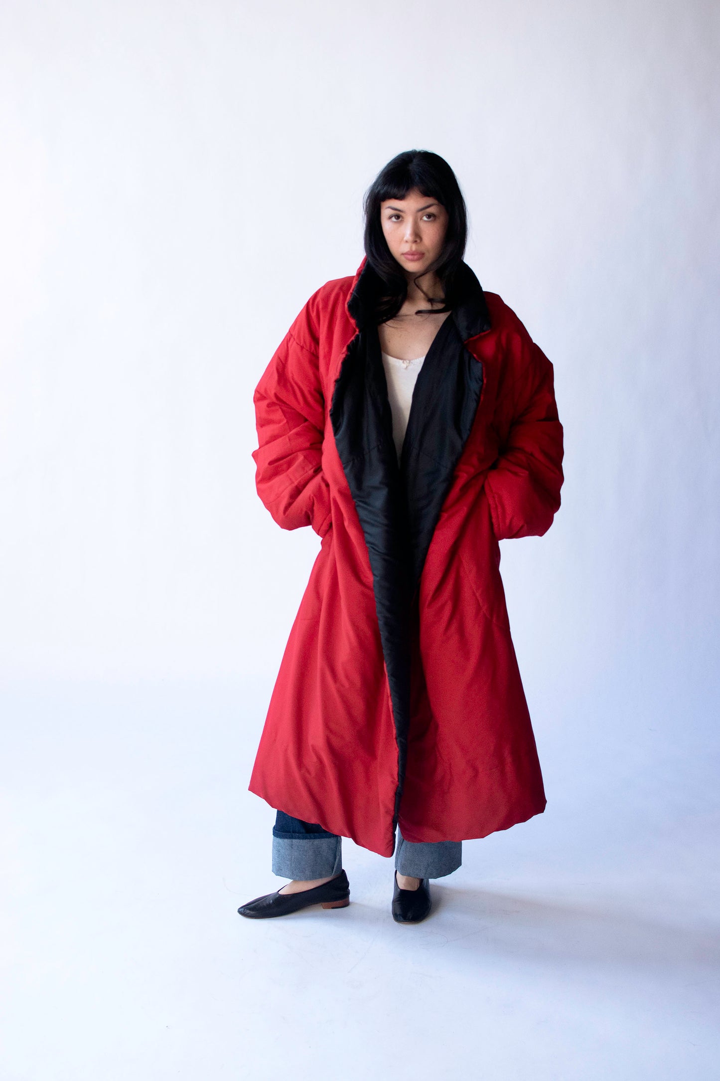 1980s Reversible Sleeping Bag Coat | Norma Kamali