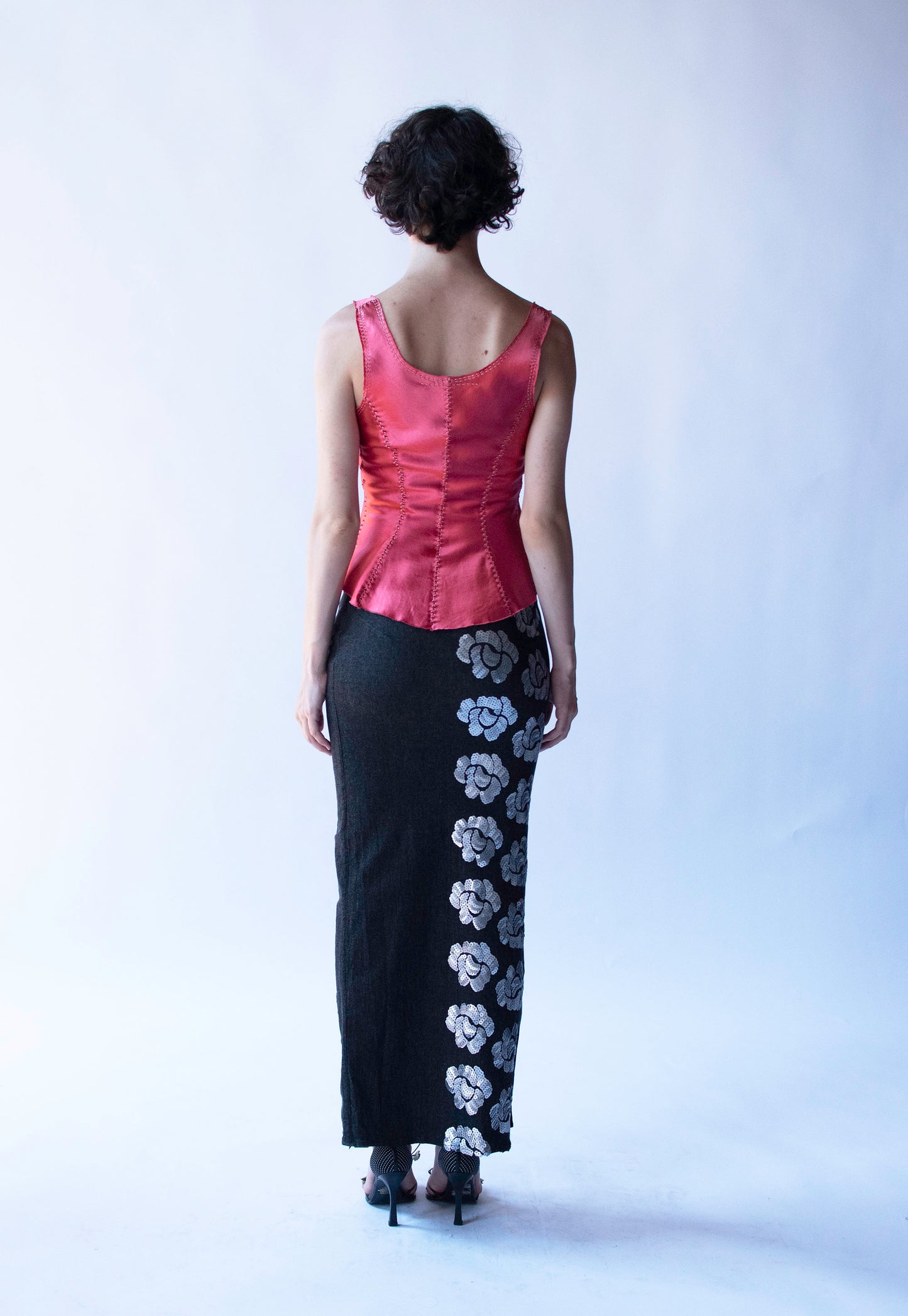 Sequin Denim Skirt | Voyage Invest in the Original!
