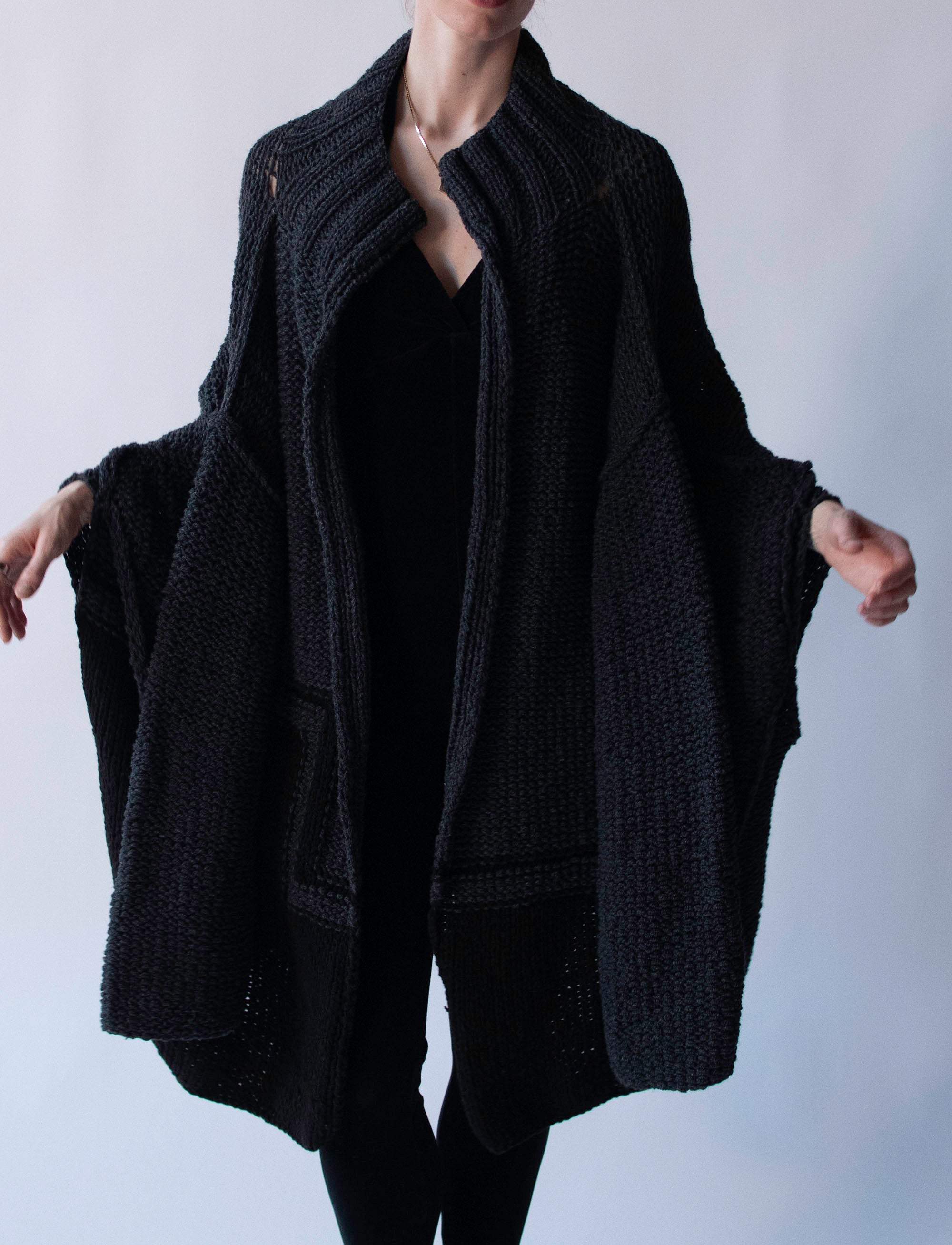 Color Block Sweater | Yohji Yamamoto FW 1984 – Female Hysteria Vintage
