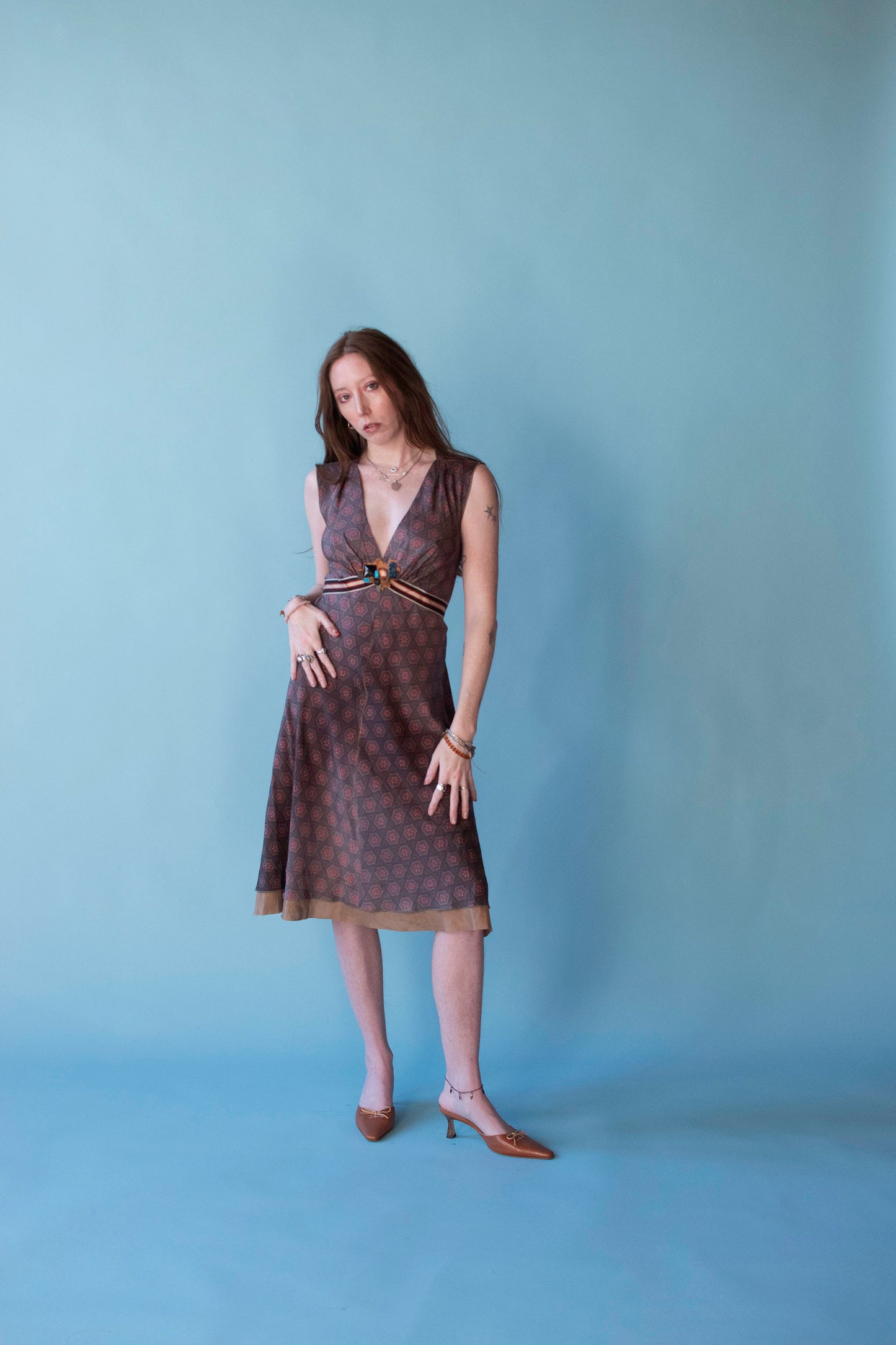 Printed Silk Dress | Rozae Nichols