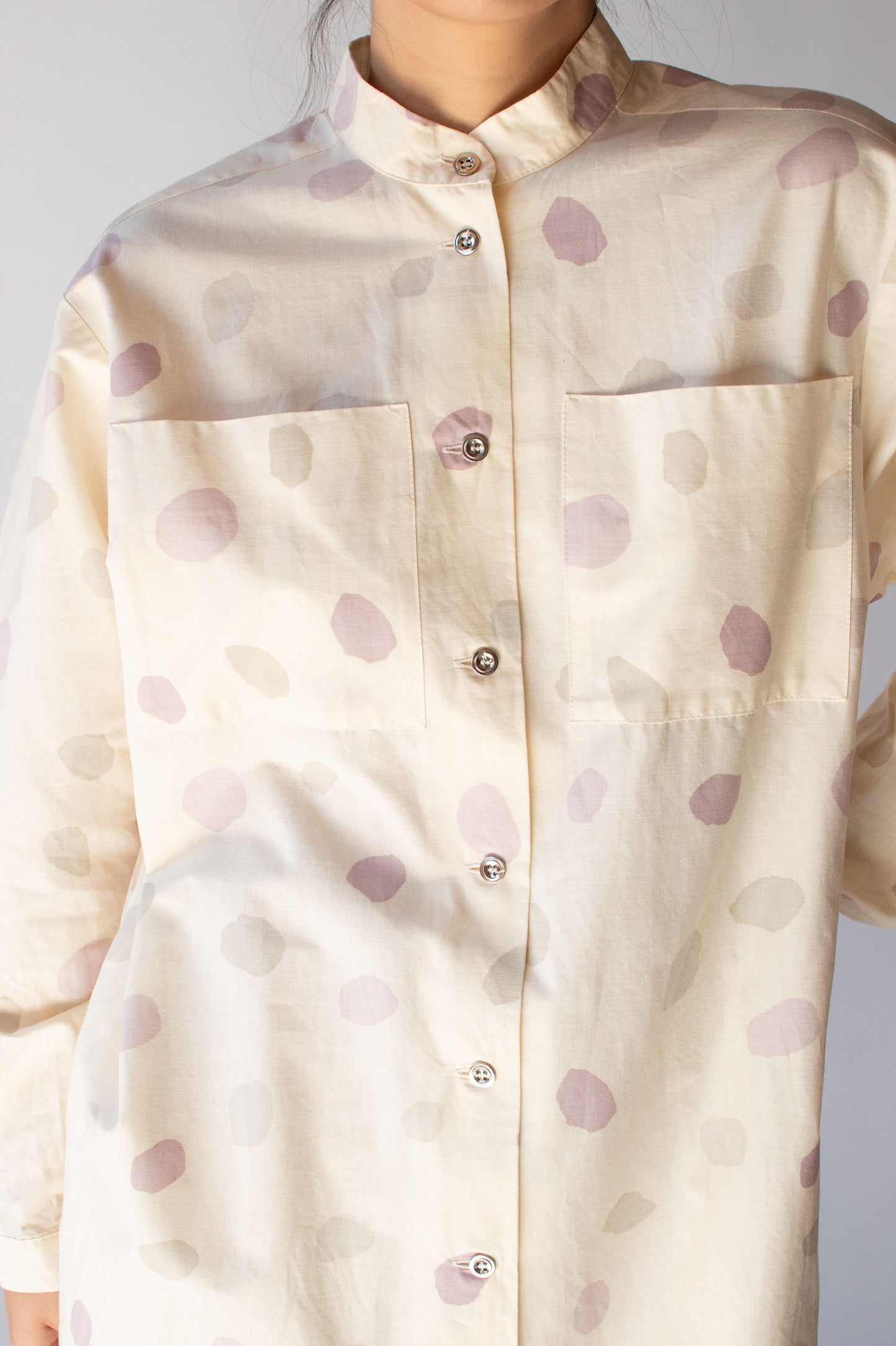 1970s Cream Shirt Dress | Marimekko