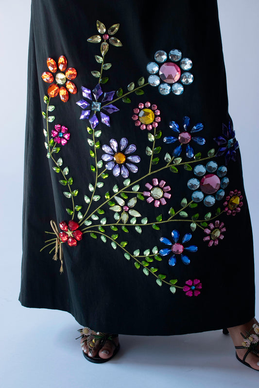 Rhinestone Bouquet Dress | Moschino Cheap & Chic SS 2001