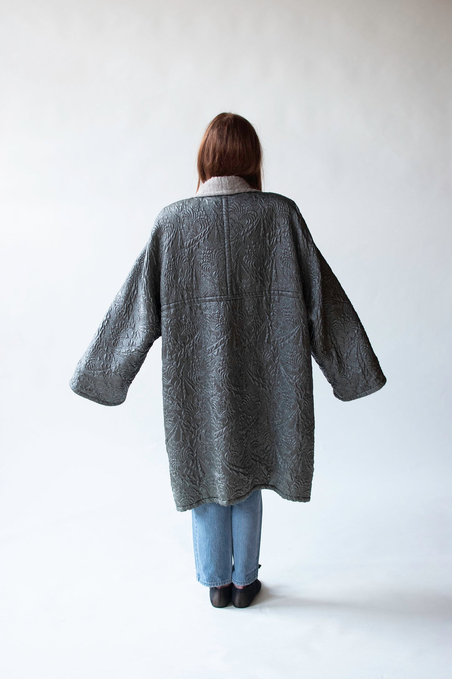 Sage Trapunto Coat