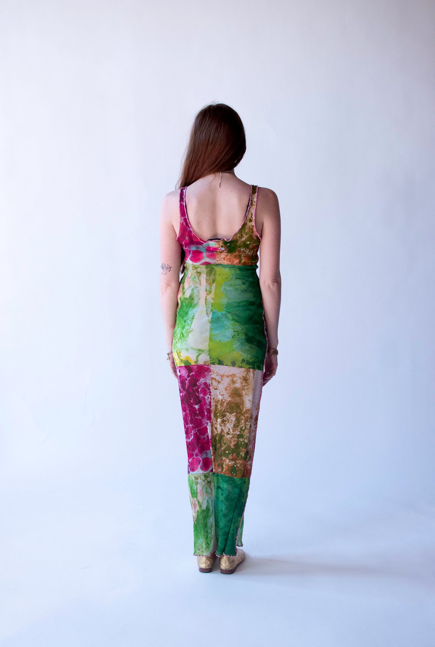 Bacteria Print Mesh Dress | Jean Paul Gaultier SS 2000