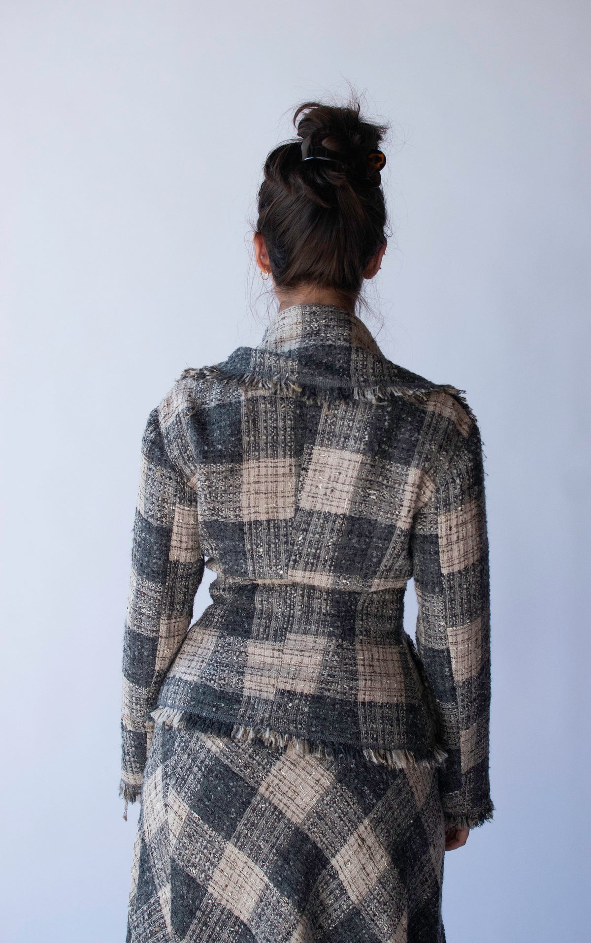 Plaid Skirt Suit | Emanuel Ungaro