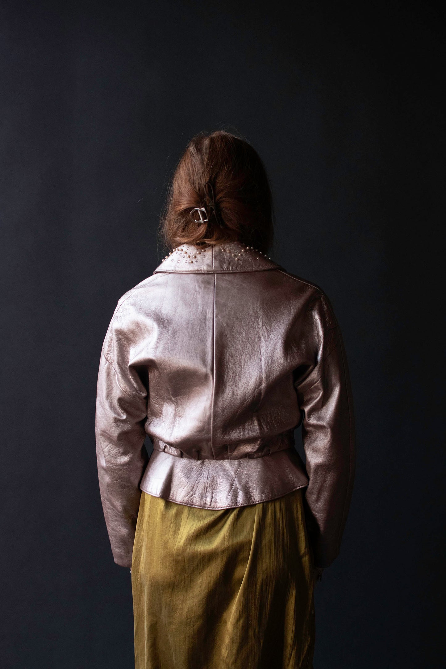 1980s Metallic Pink Jacket