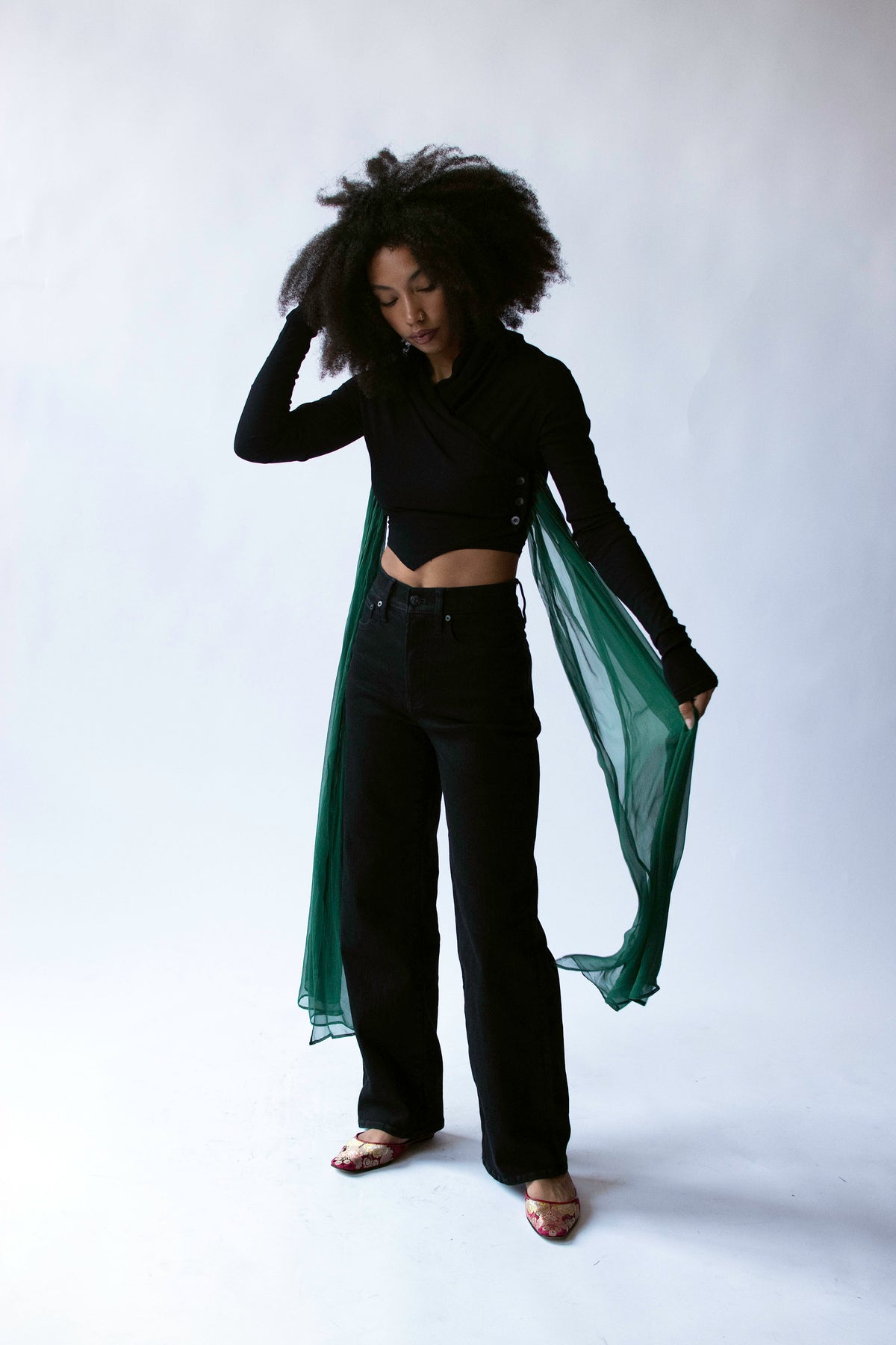 1990s Wrap Top | Complice by Dolce & Gabbana