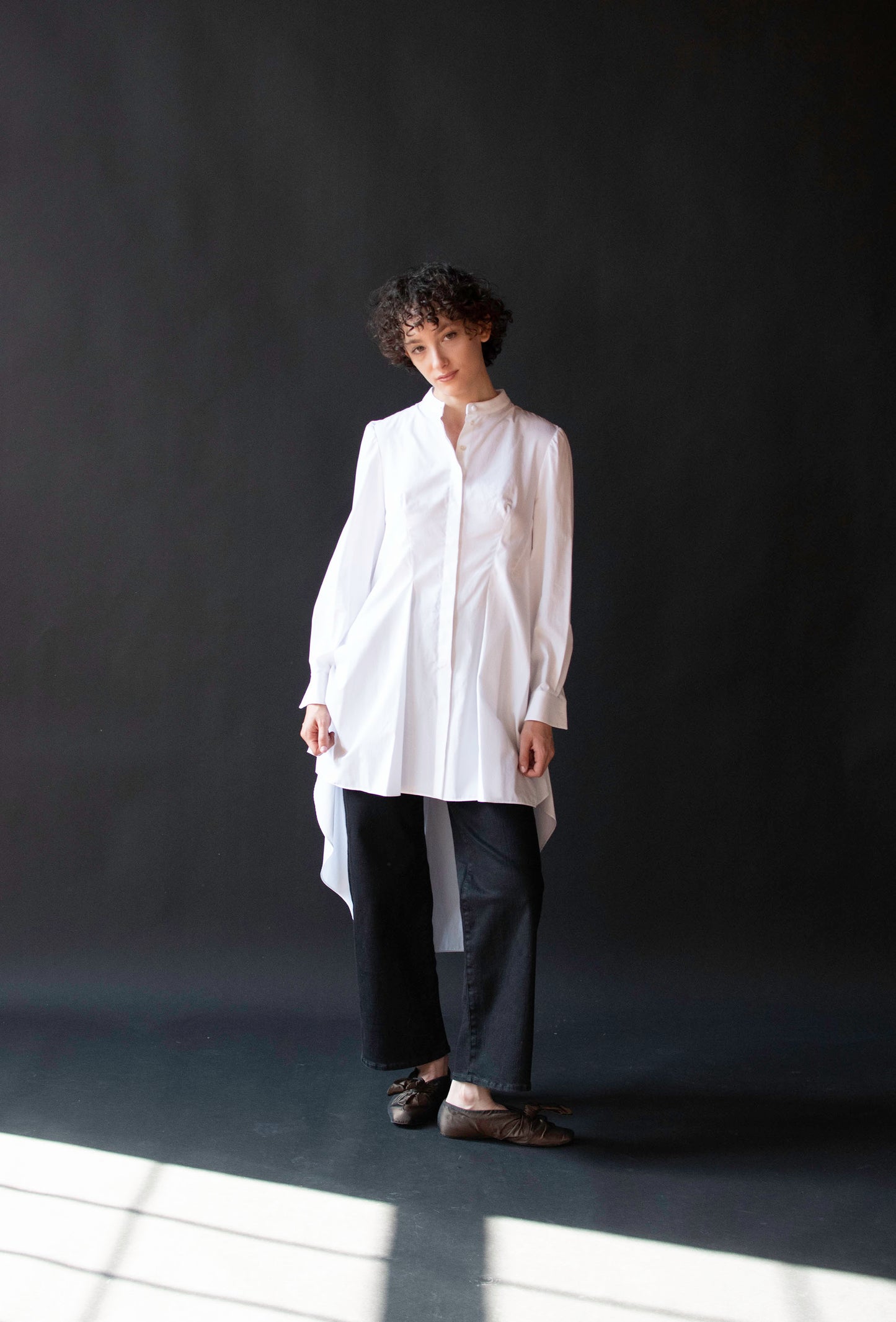 White Bustle Shirt | Alexander McQueen