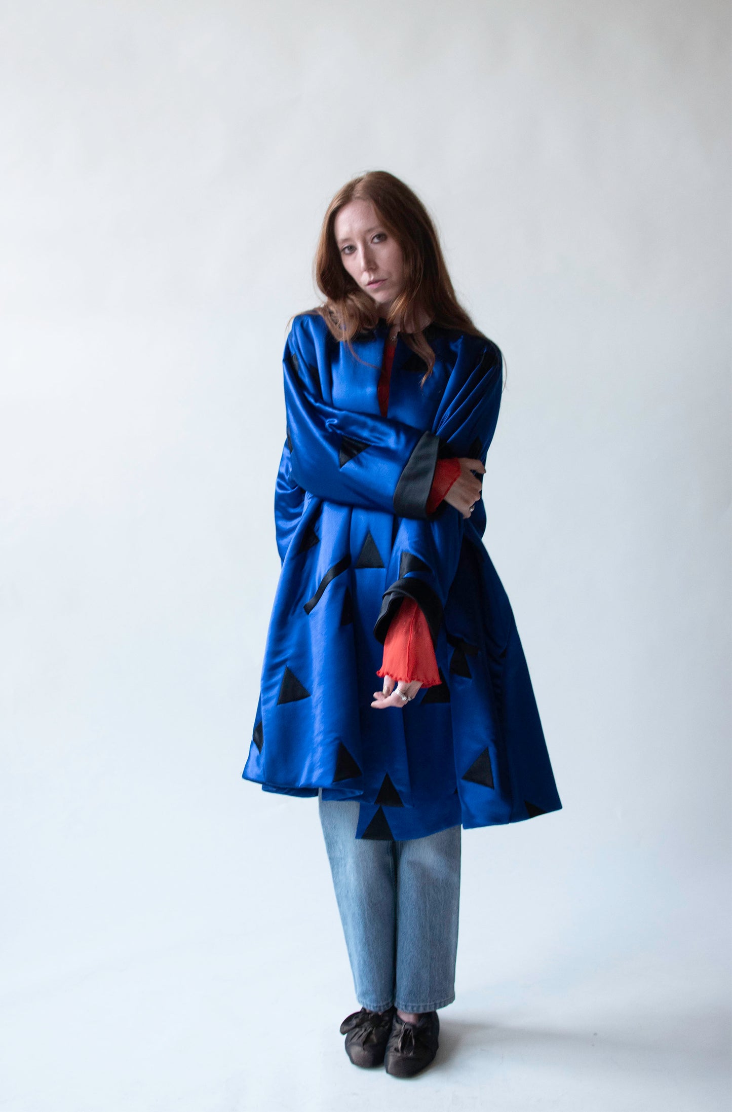 Cobalt Blue Coat | Geoffrey Beene