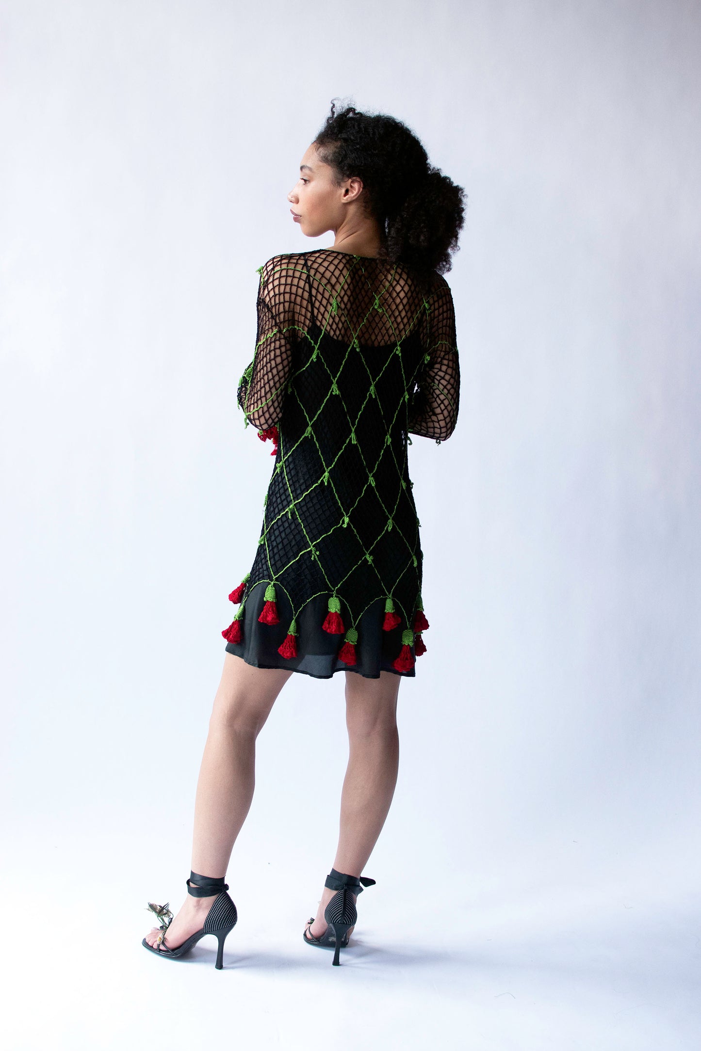 Crochet Rose Cardigan | Moschino Cheap & Chic