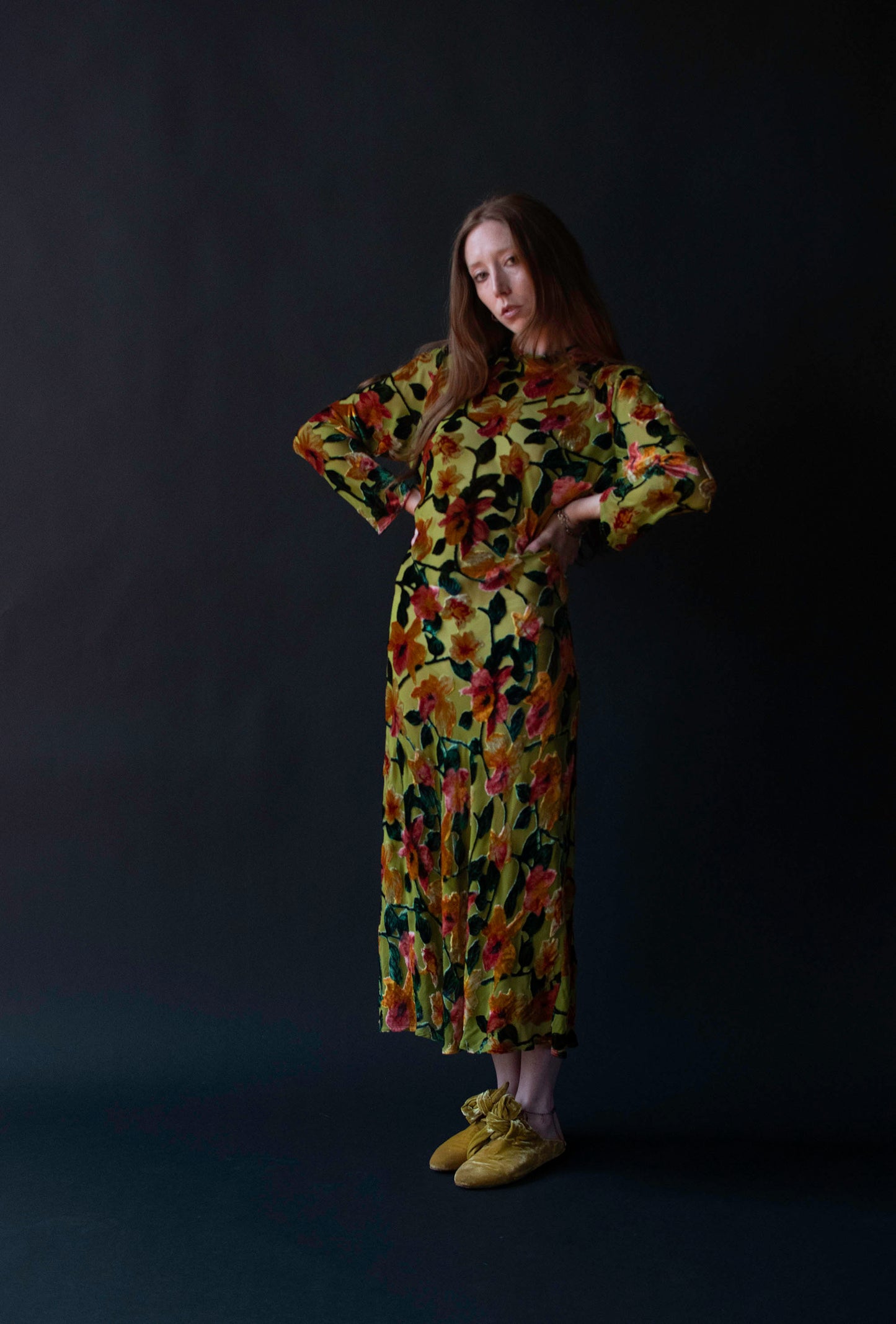 1990s Devoré Dress | Laureano Beverly Hills