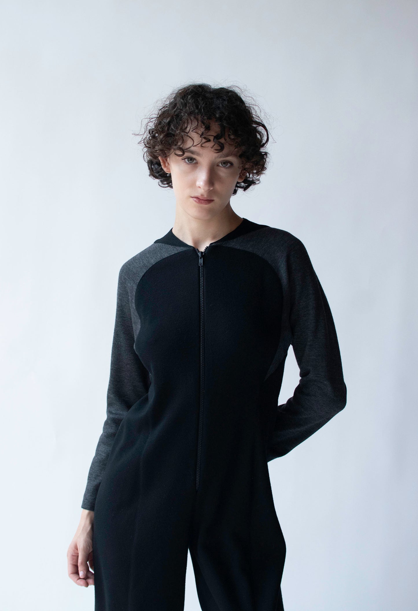 Wool Jumpsuit | Geoffrey Beene