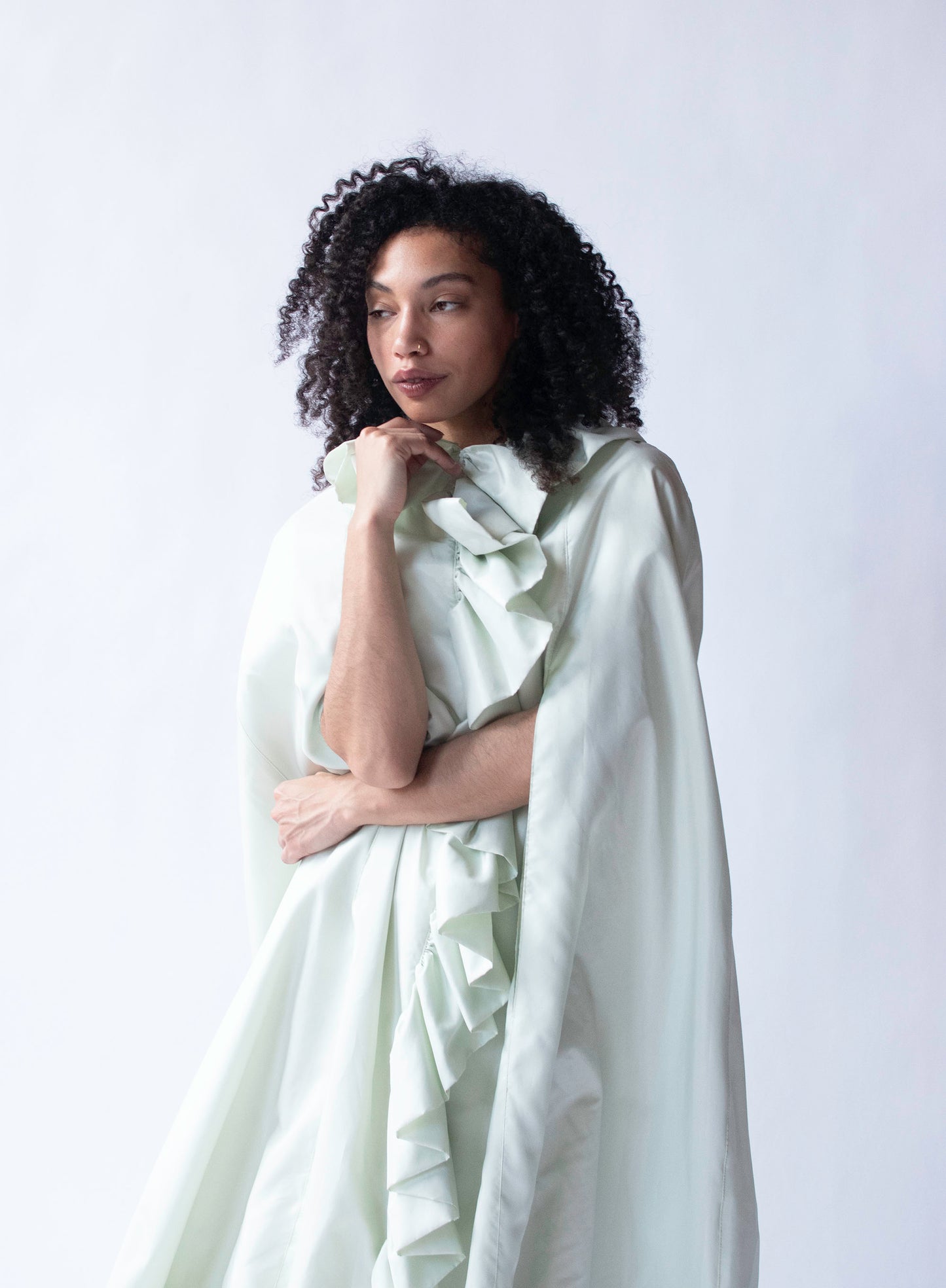 Pale Mint Opera Coat | Donald Brooks for Main Street