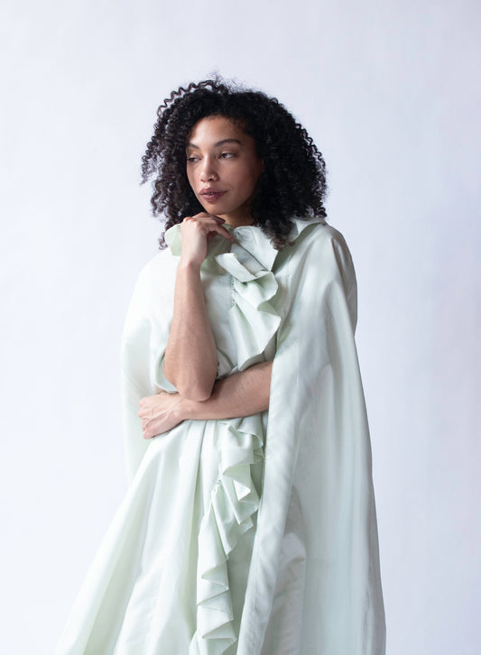 Pale Mint Opera Coat | Donald Brooks for Main Street
