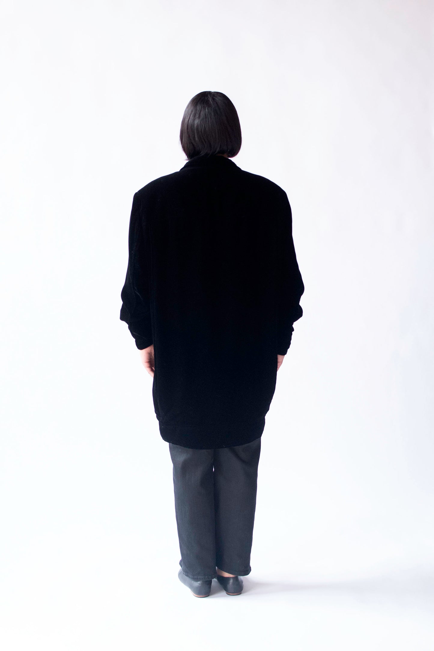 Black Velvet Jacket | Stephen Sprouse  FW 1984