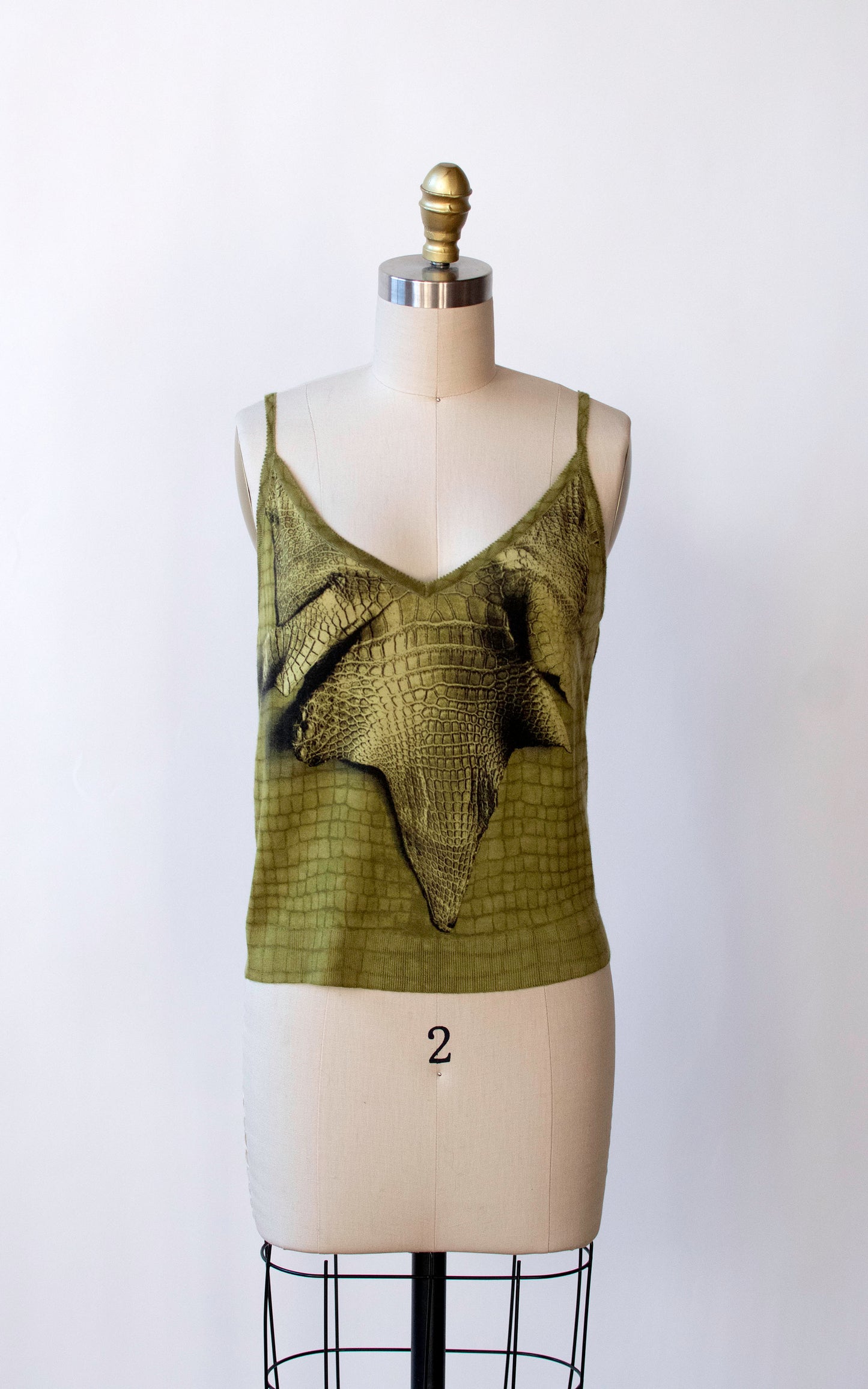 "Alligator" Tank | John Galliano