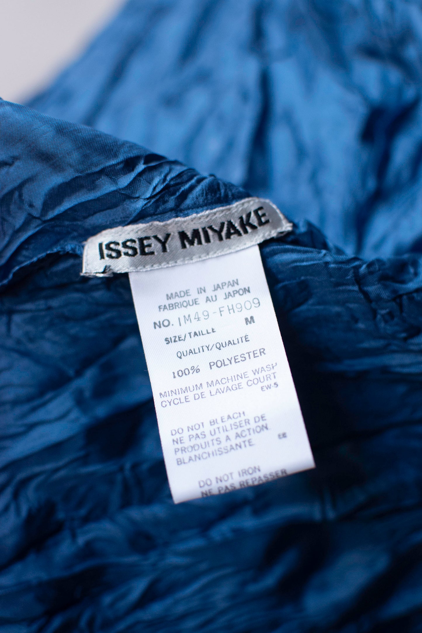 Pleated Blue Dress | Issey Miyake