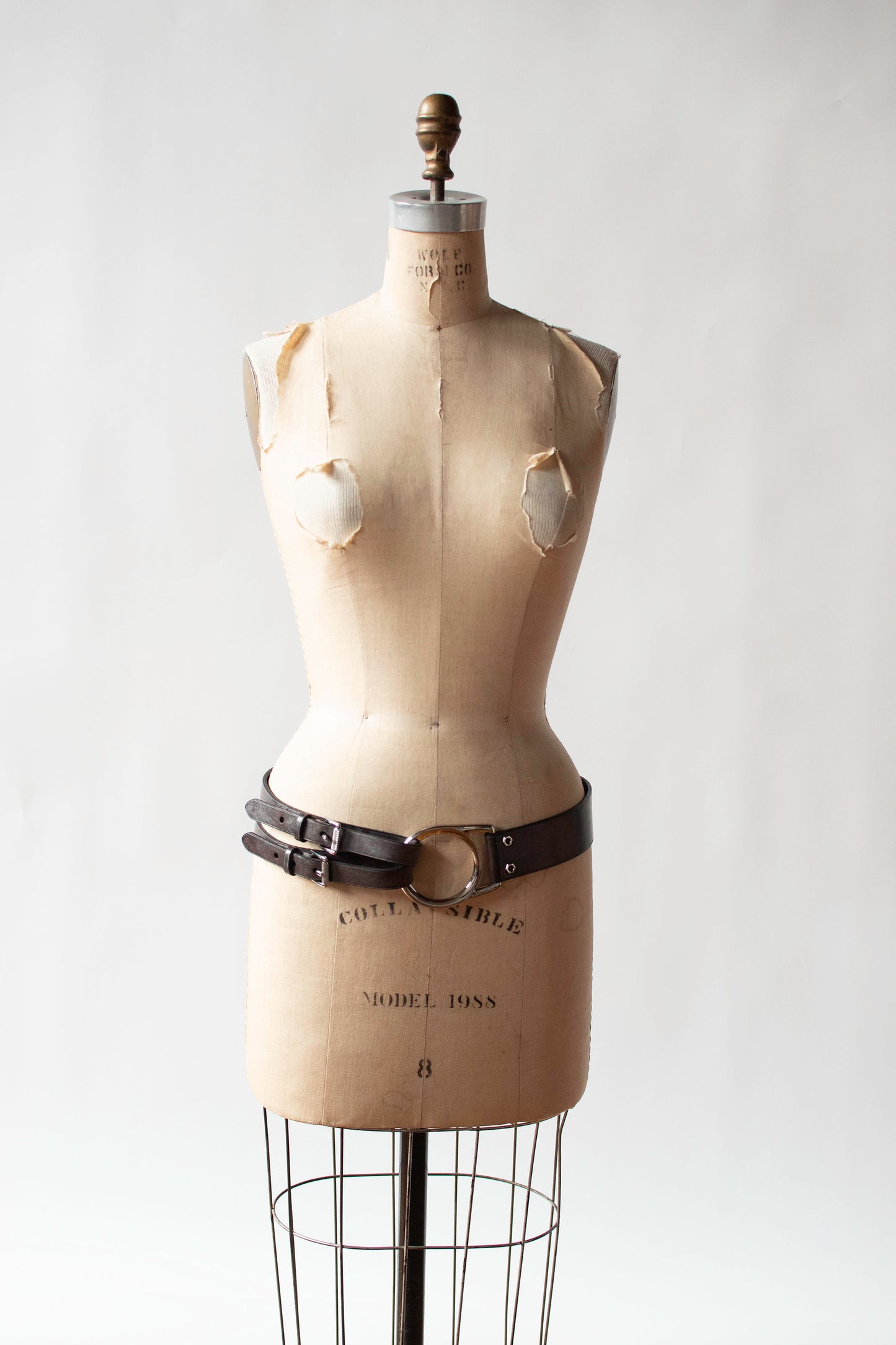 Dark Brown Leather O-Ring Belt | Ralph Lauren