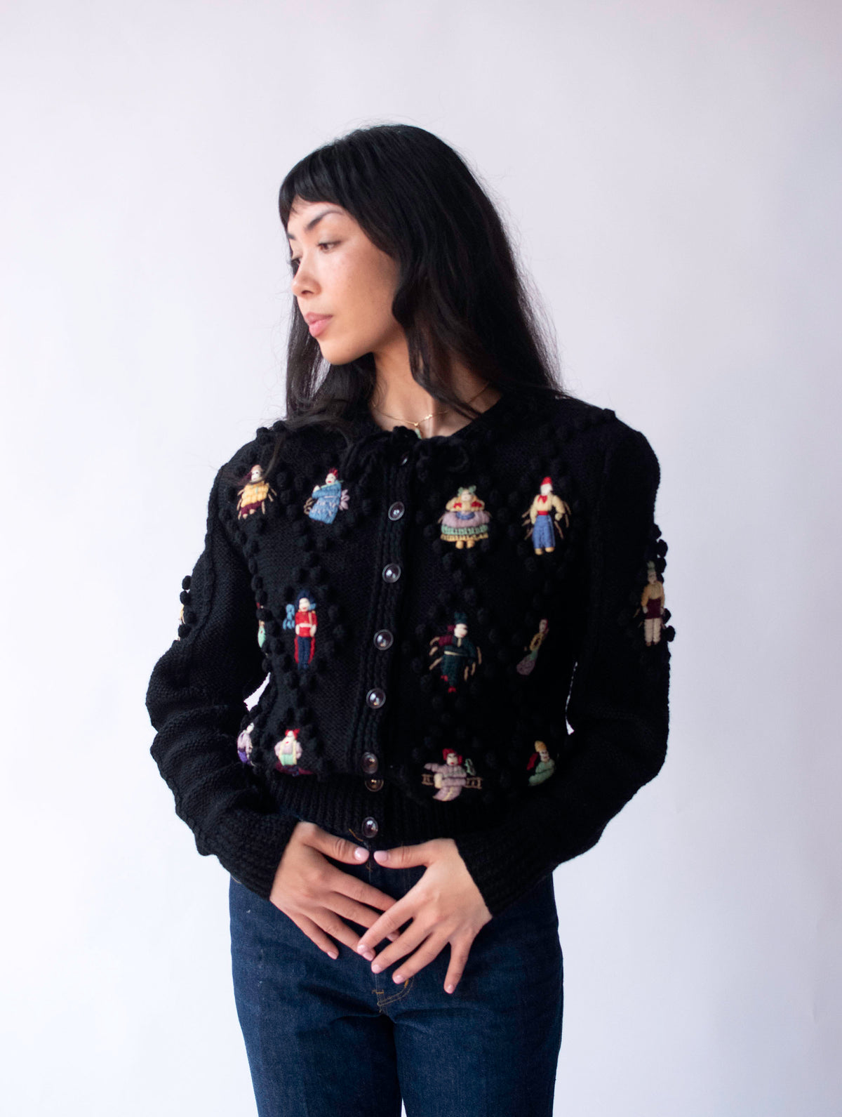 Embroidered Sweater | Norma Kamali