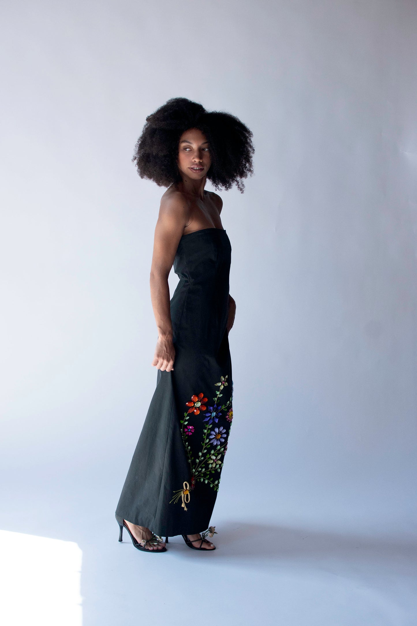 Rhinestone Bouquet Dress | Moschino Cheap & Chic SS 2001