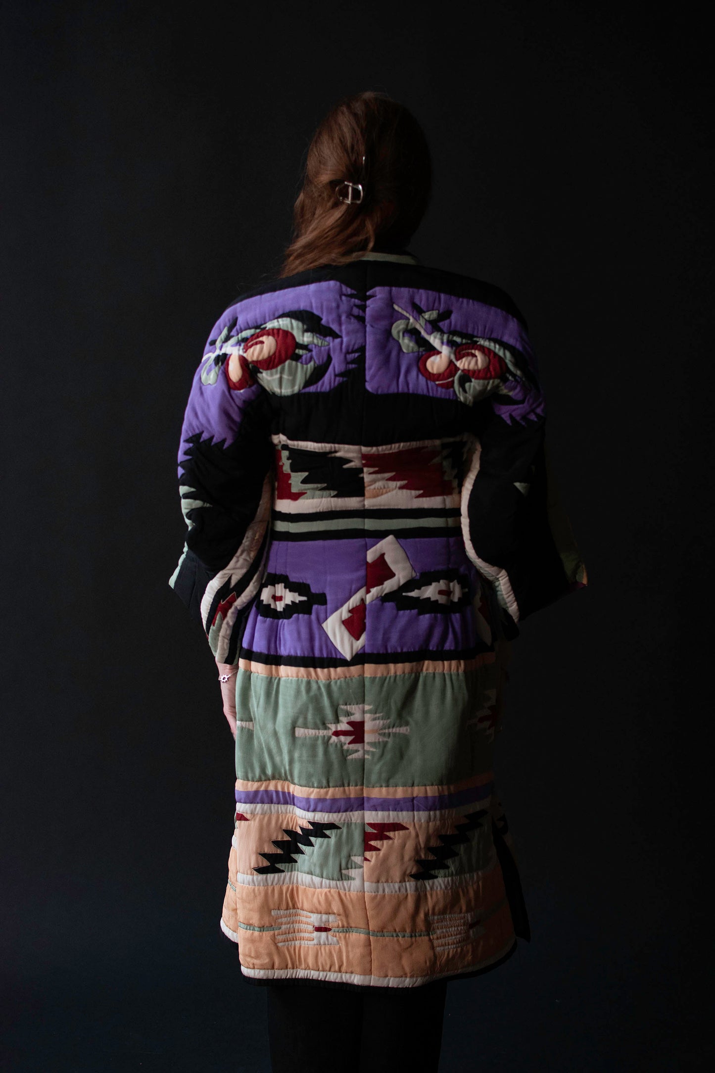 Quilted Silk Coat | Michaele Vollbracht