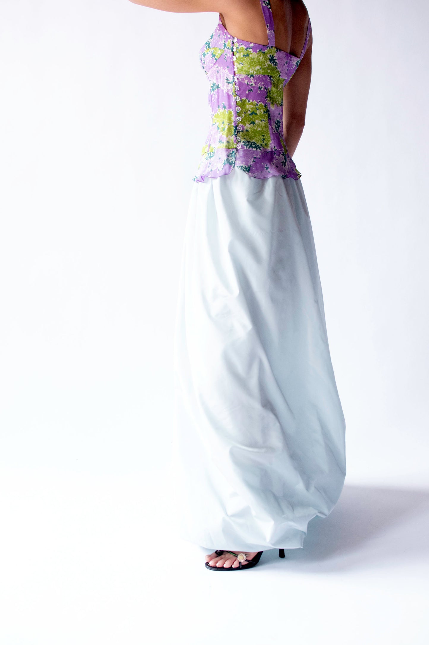 Pale Blue Bubble Skirt | Donna Karan SS 1999