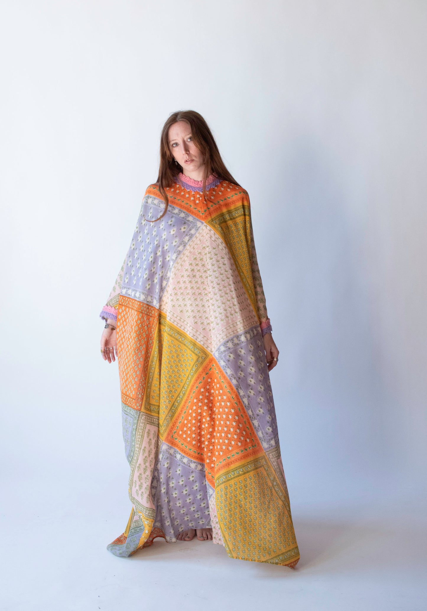 1970s Bandanna Print Caftan | B.Cohen by Jaconelli